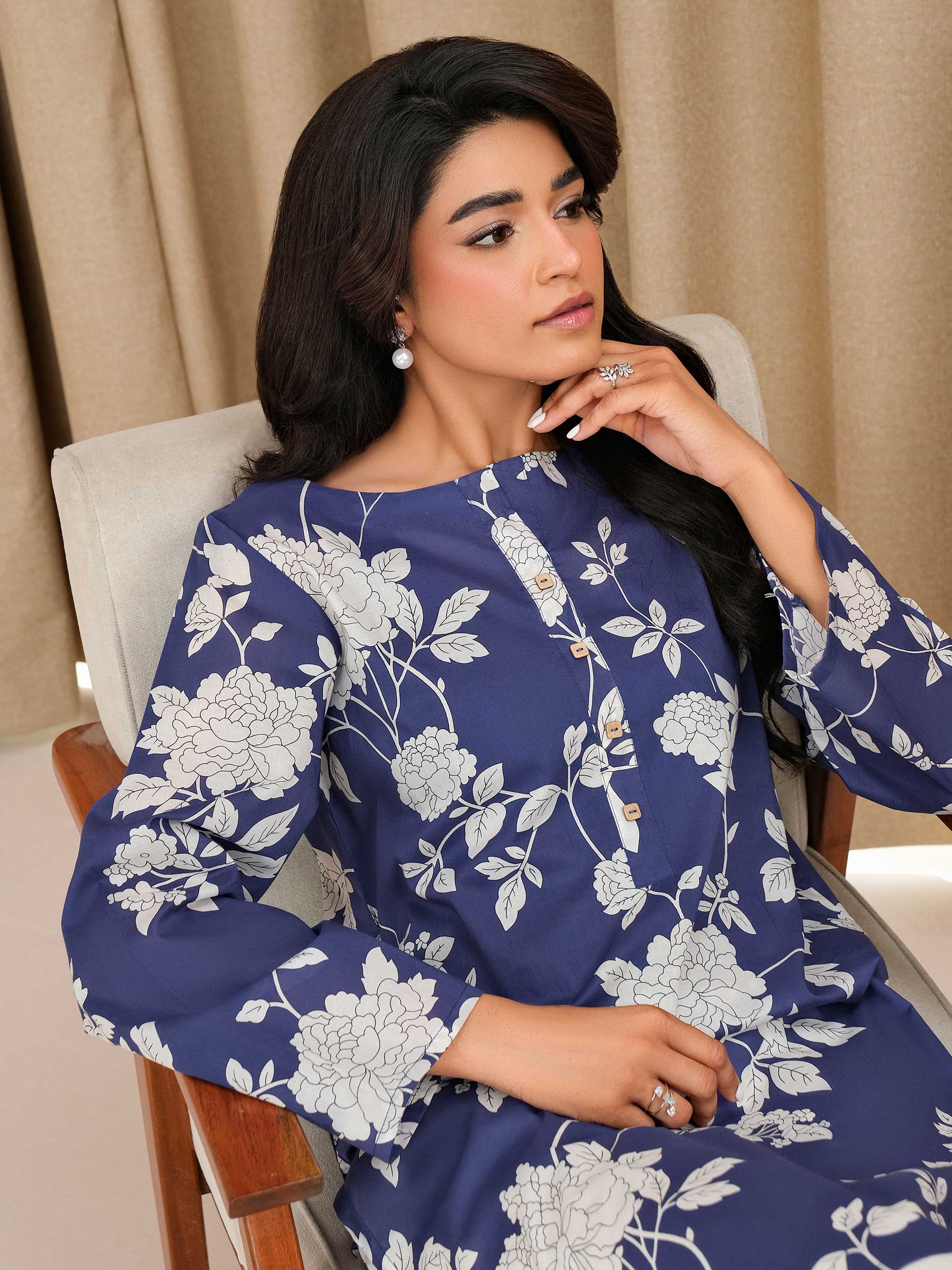 2 Piece Lawn Suit-Printed (Unstitched)