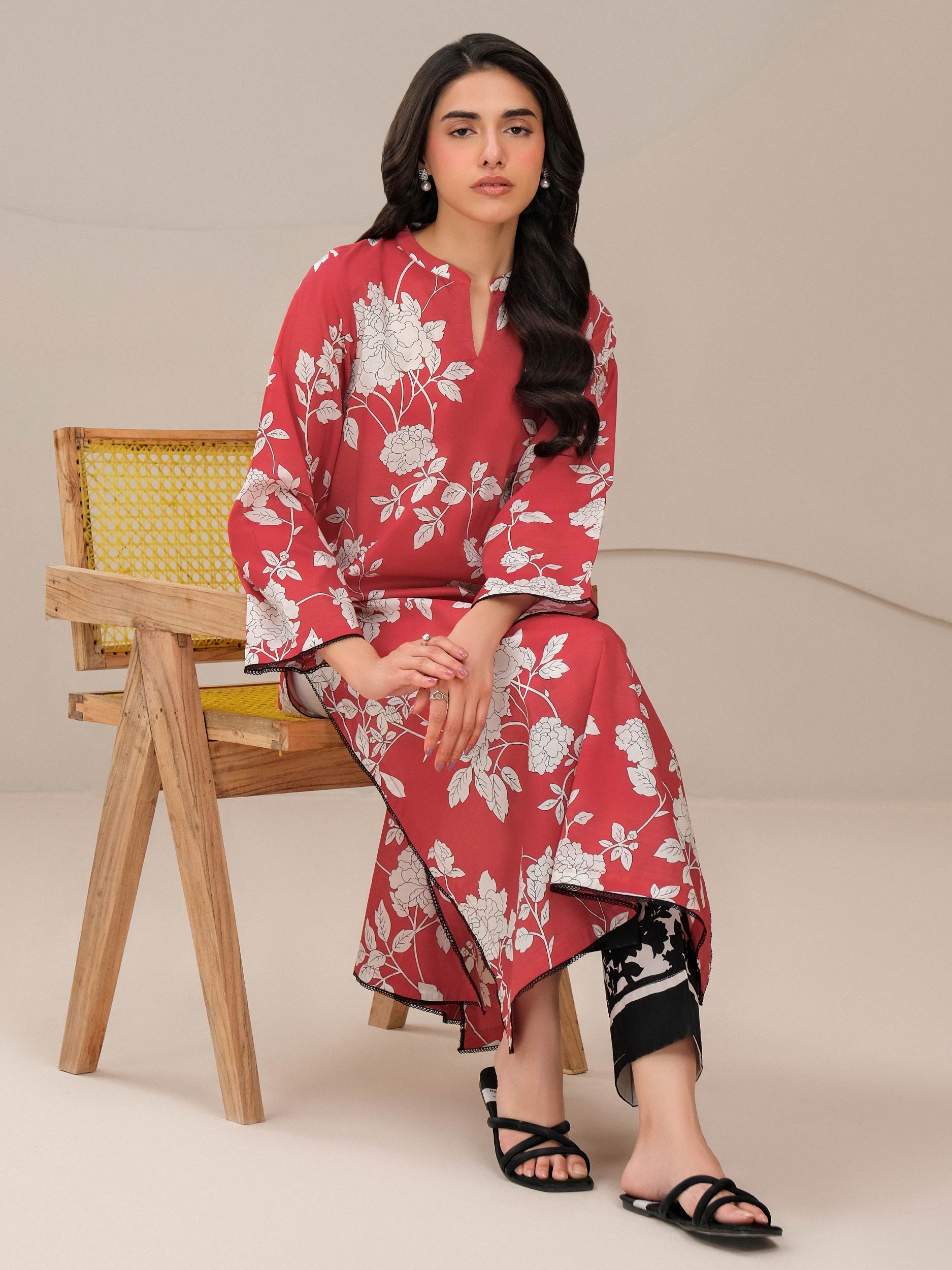 2 Piece Lawn Suit-Printed (Unstitched)