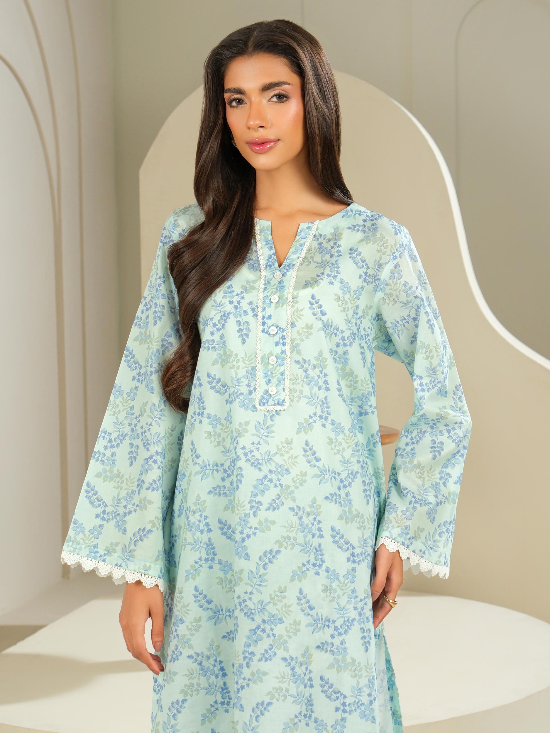 2 Piece Lawn Suit-Printed (Unstitched)