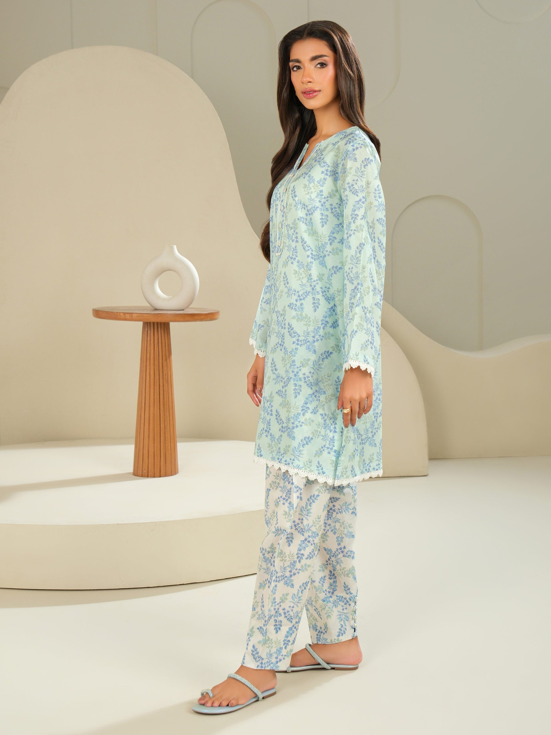 2 Piece Lawn Suit-Printed (Unstitched)