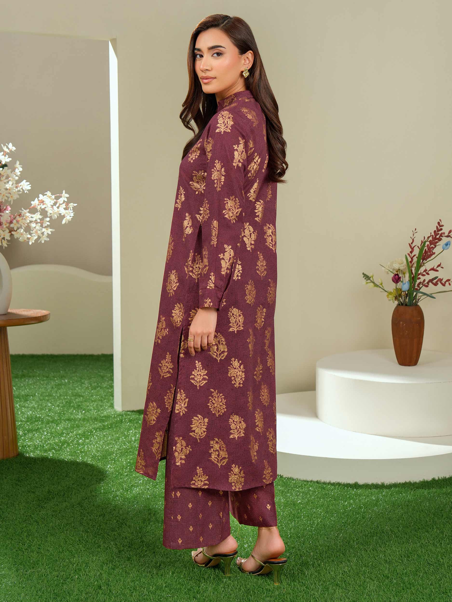 2 Piece Lawn Suit-Paste Print (Unstitched)