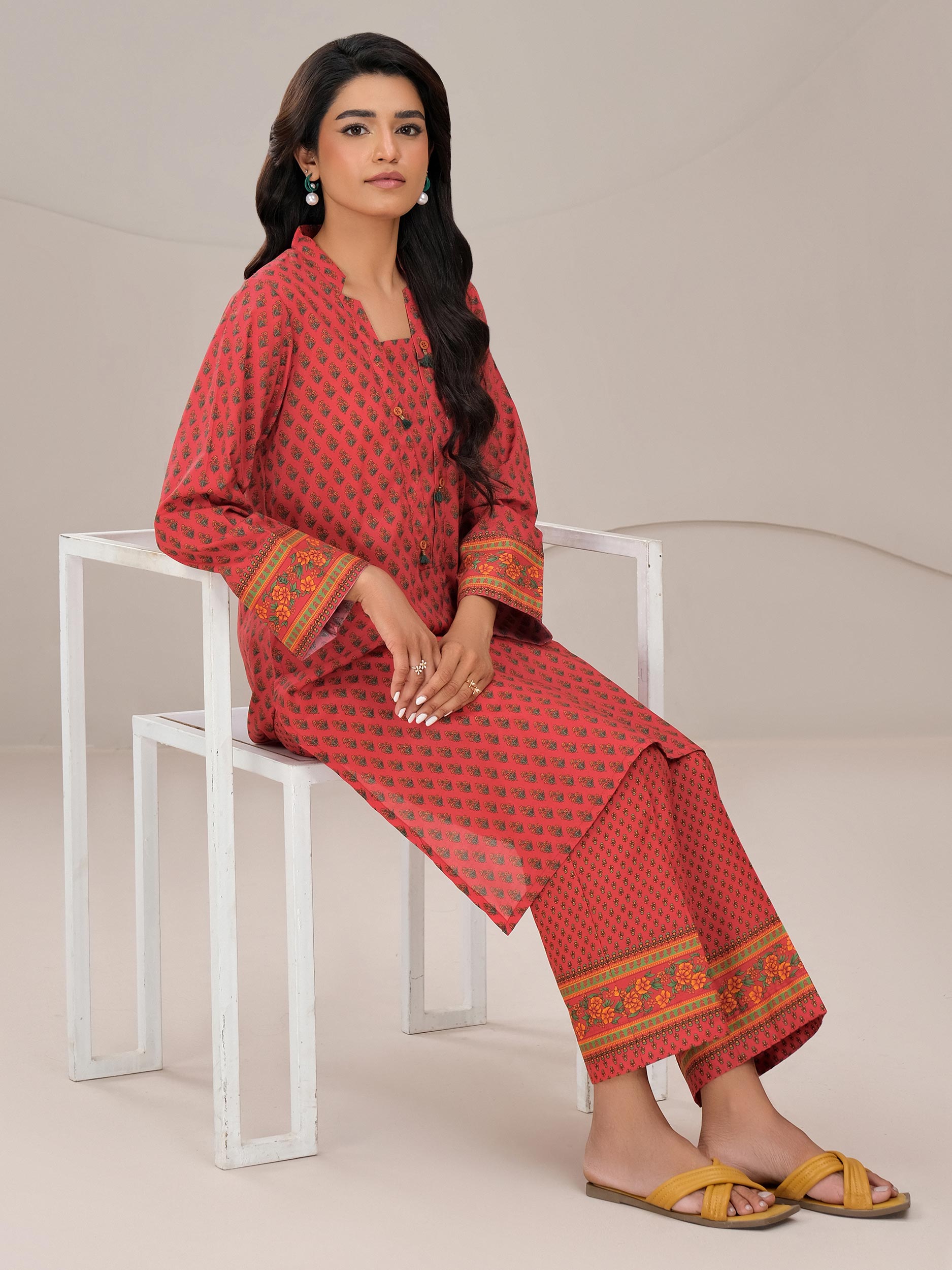 2 Piece Lawn Suit-Printed (Unstitched)