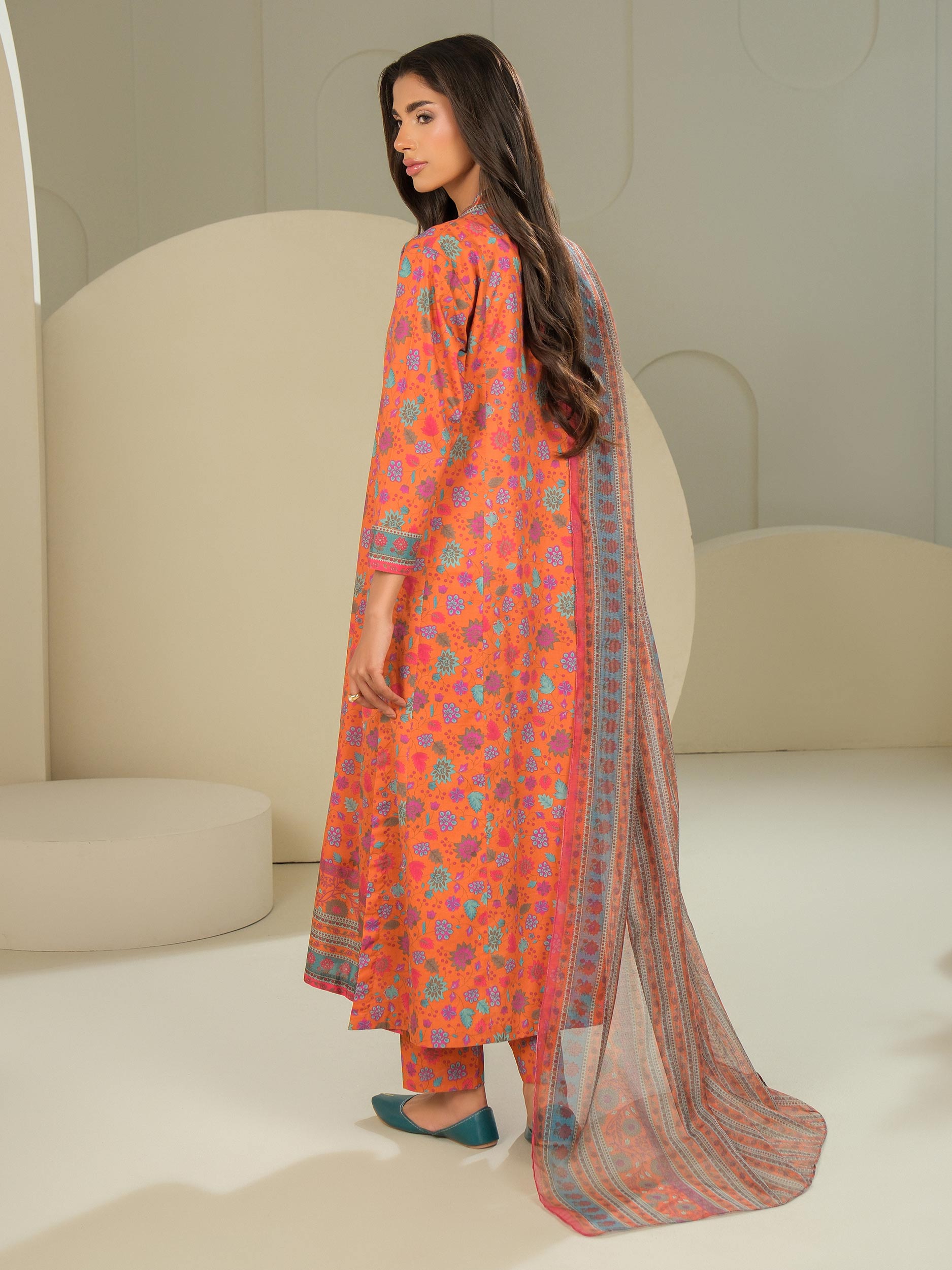 3 Piece Lawn Suit-Printed (Unstitched)