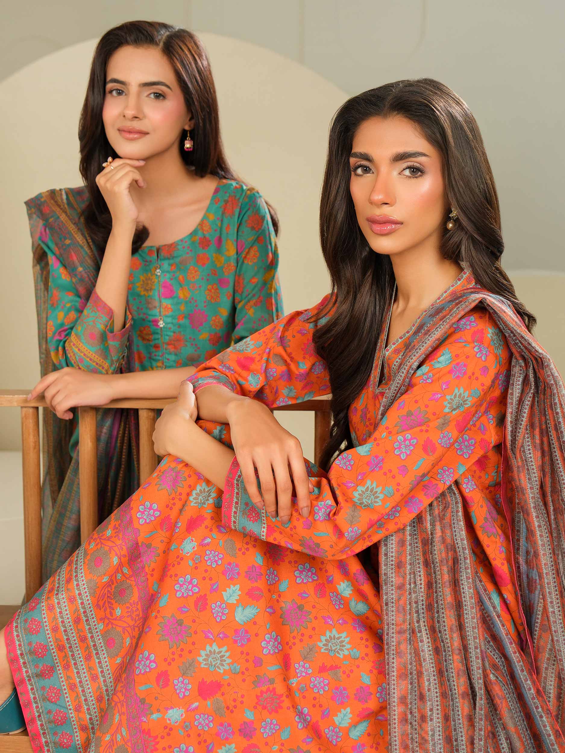 3 Piece Lawn Suit-Printed (Unstitched)