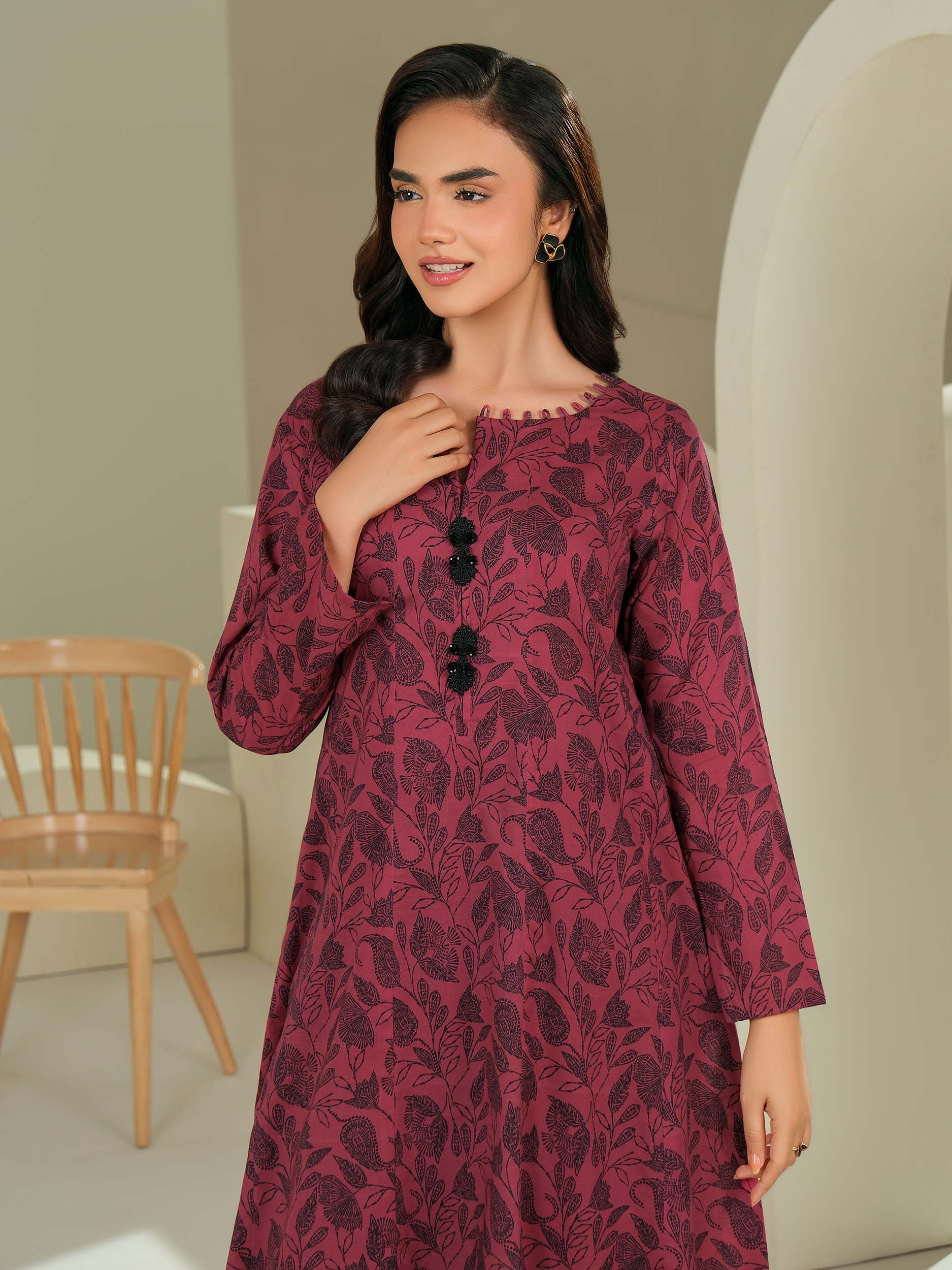 Cambric Shirt-Printed (Unstitched)