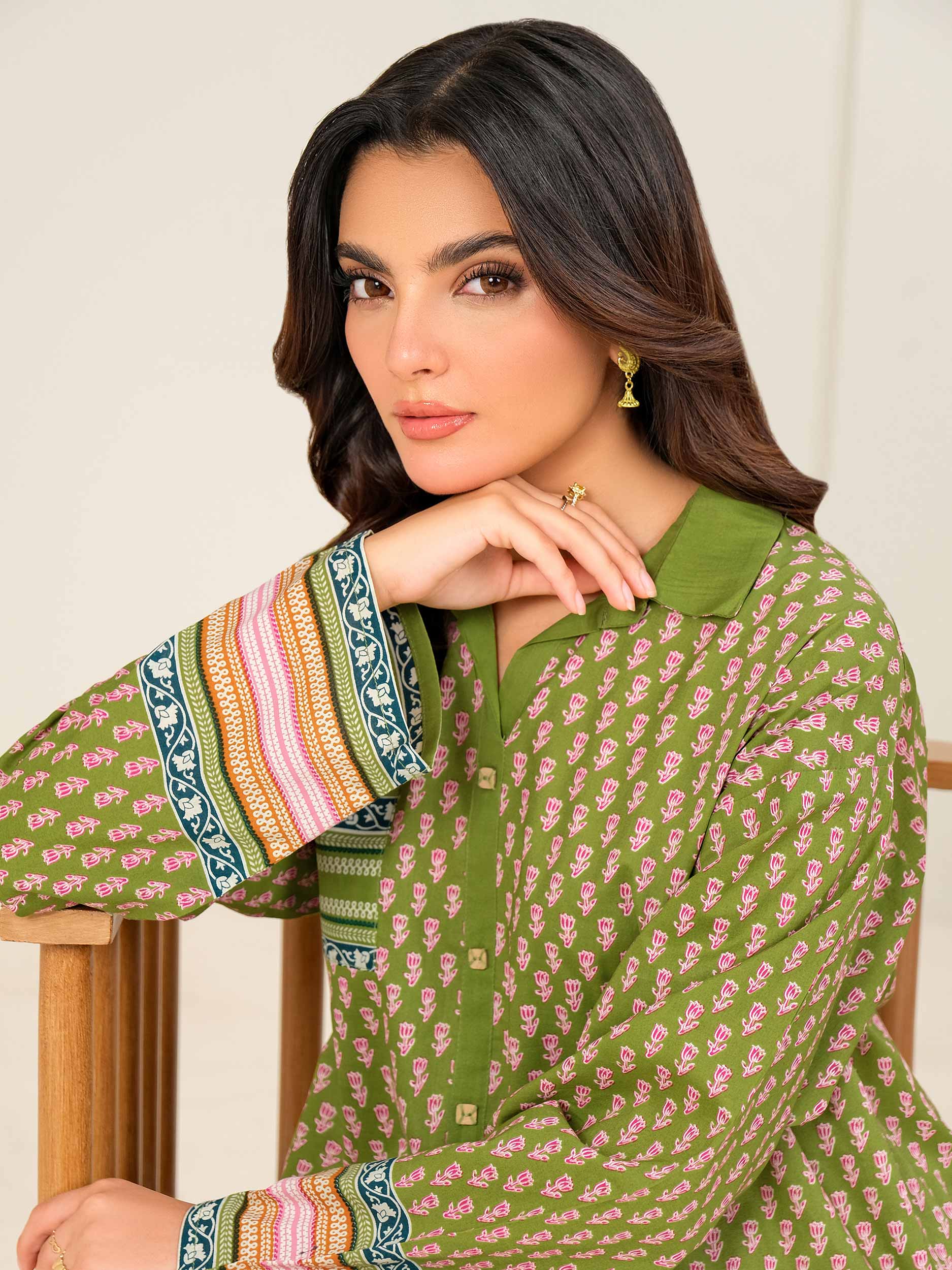 Lawn Shirt-Paste Print (Unstitched)