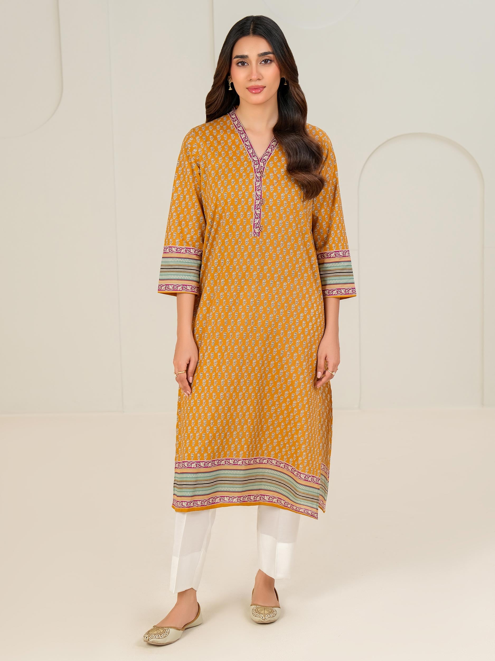 Lawn Shirt-Paste Print (Unstitched)