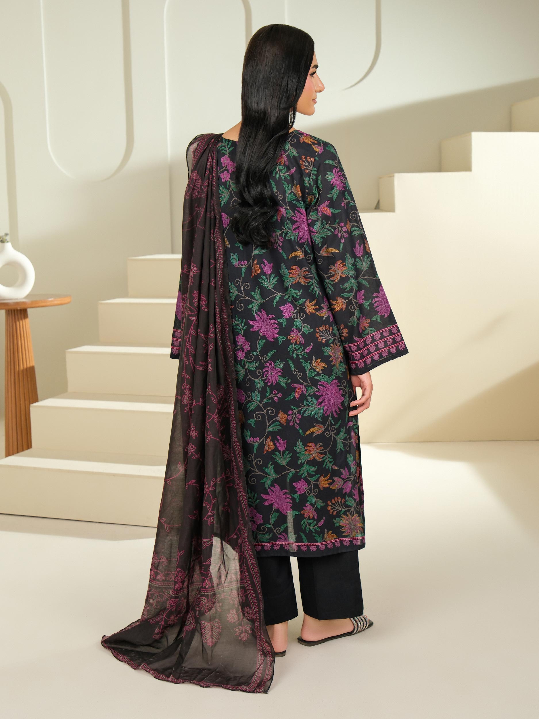 2 Piece Cambric Suit-Printed (Unstitched)