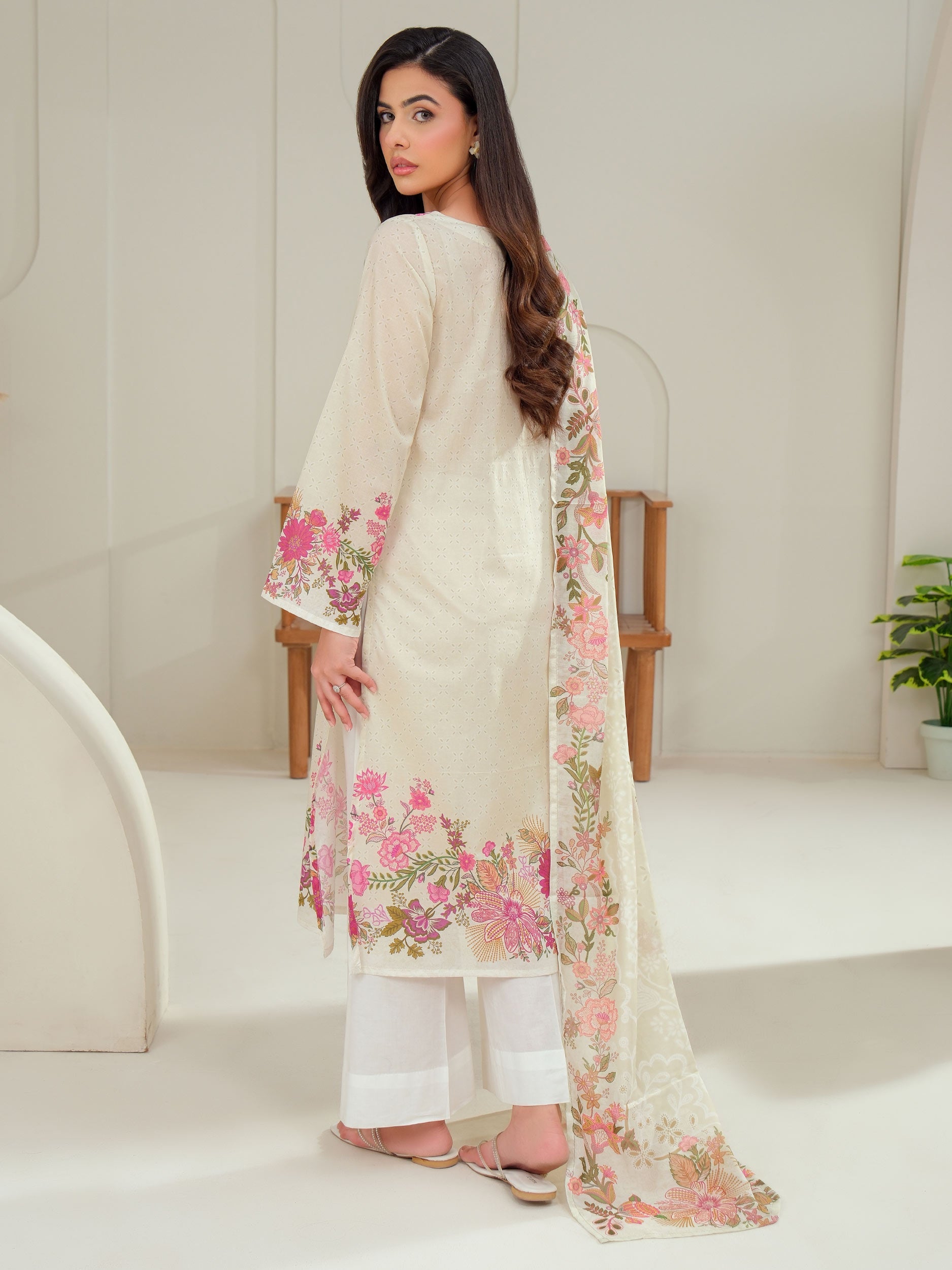 2 Piece Lawn Suit-Printed (Unstitched)