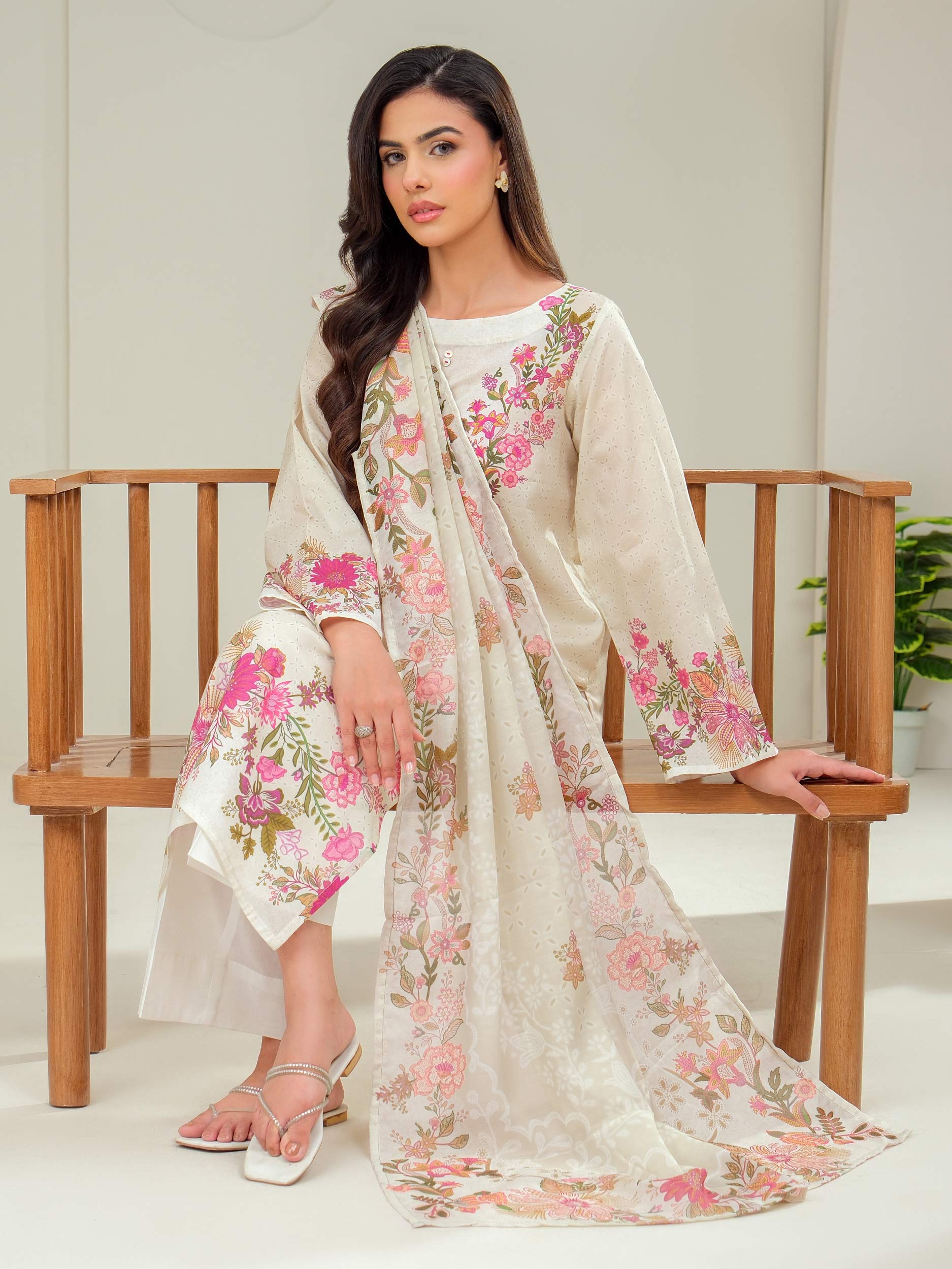 2 Piece Lawn Suit-Printed (Unstitched)