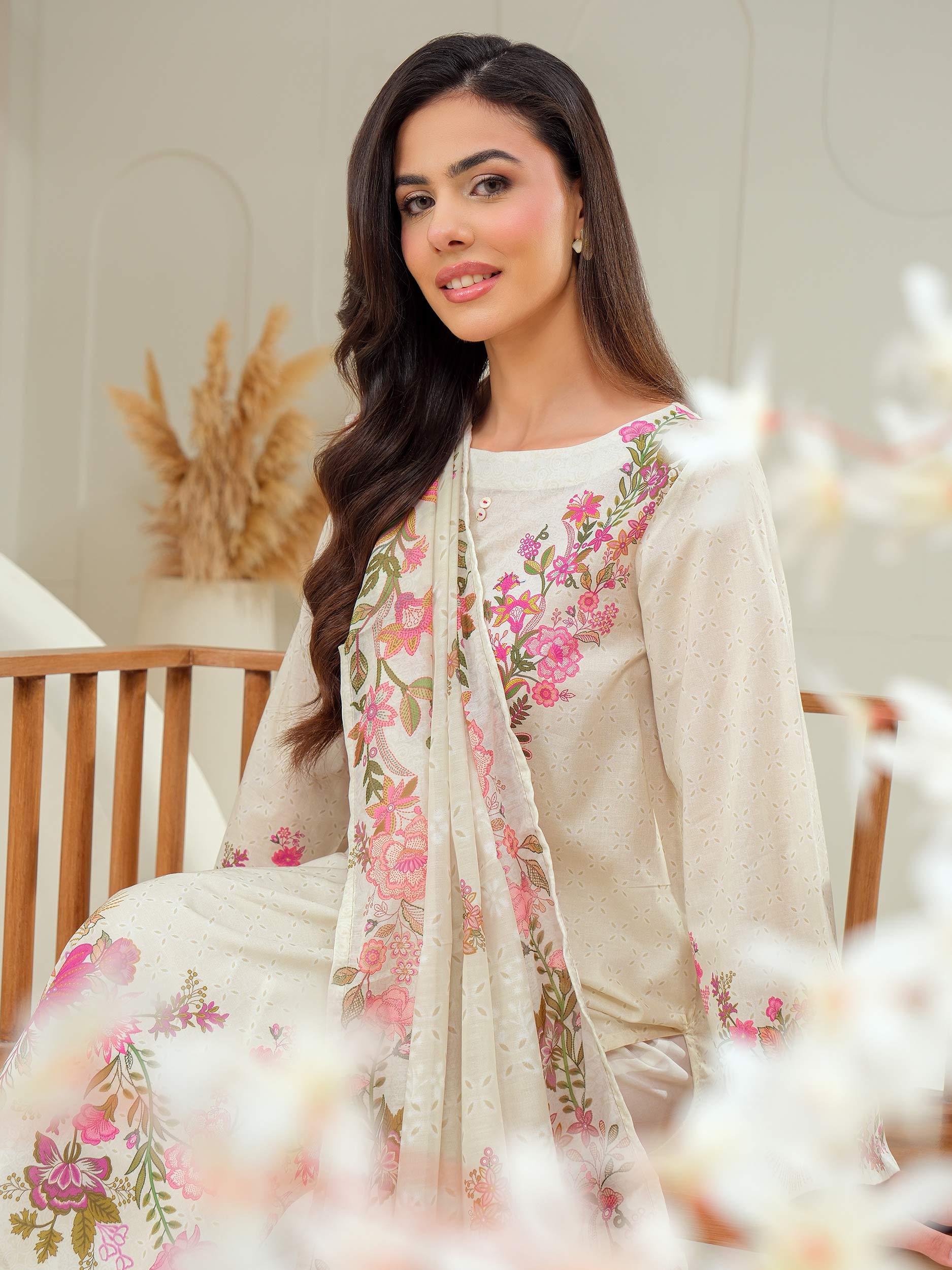 2 Piece Lawn Suit-Printed (Unstitched)