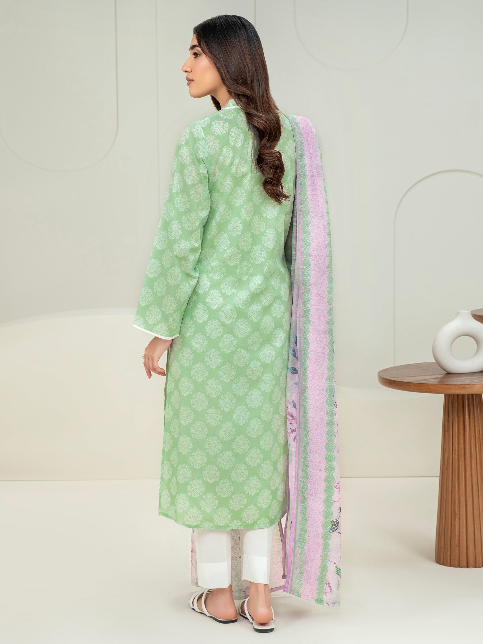 2 Piece Lawn Suit-Paste Print (Unstitched)