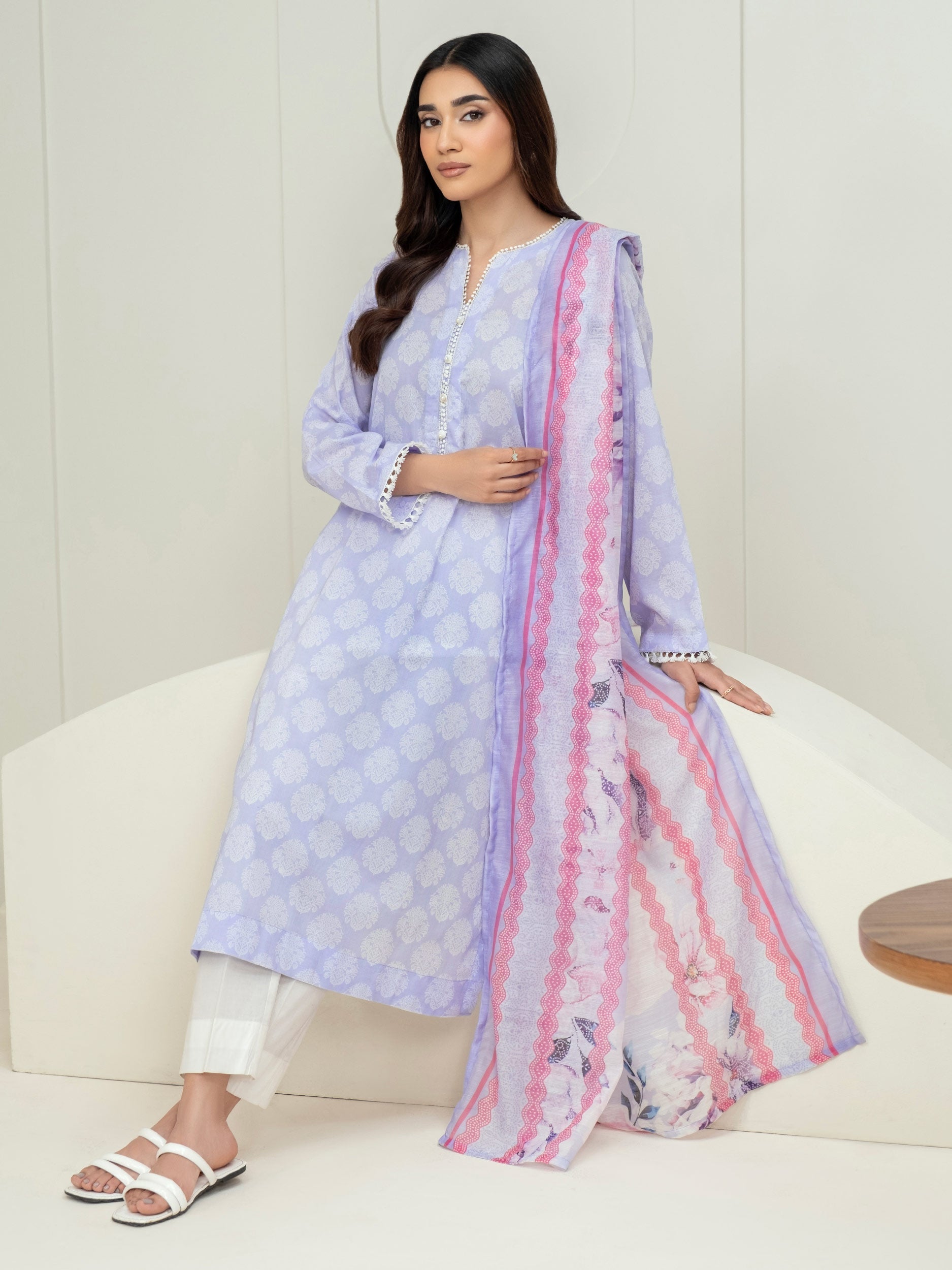 2 Piece Lawn Suit-Paste Print (Unstitched)