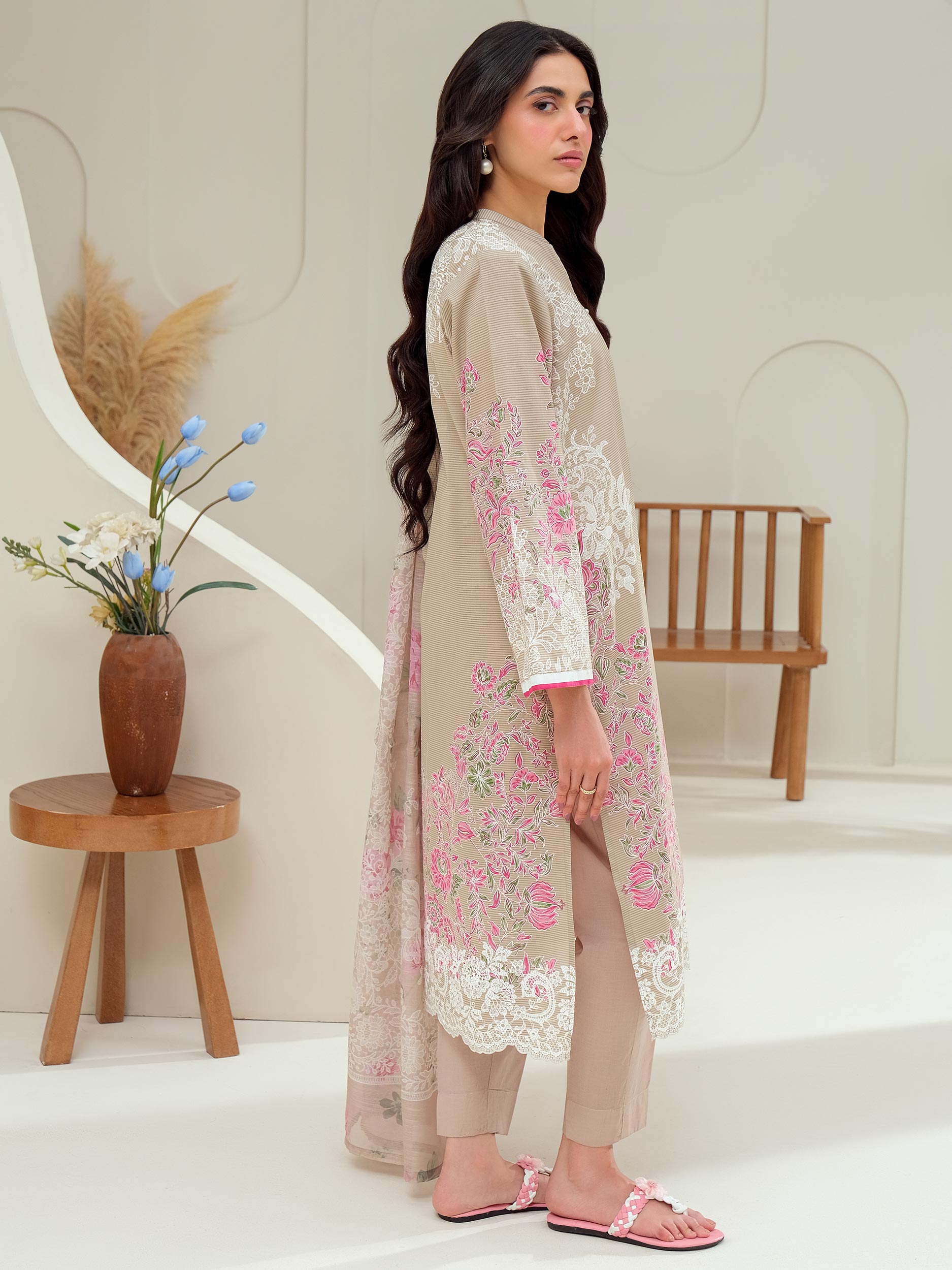 2 Piece Lawn Suit-Paste Print (Unstitched)