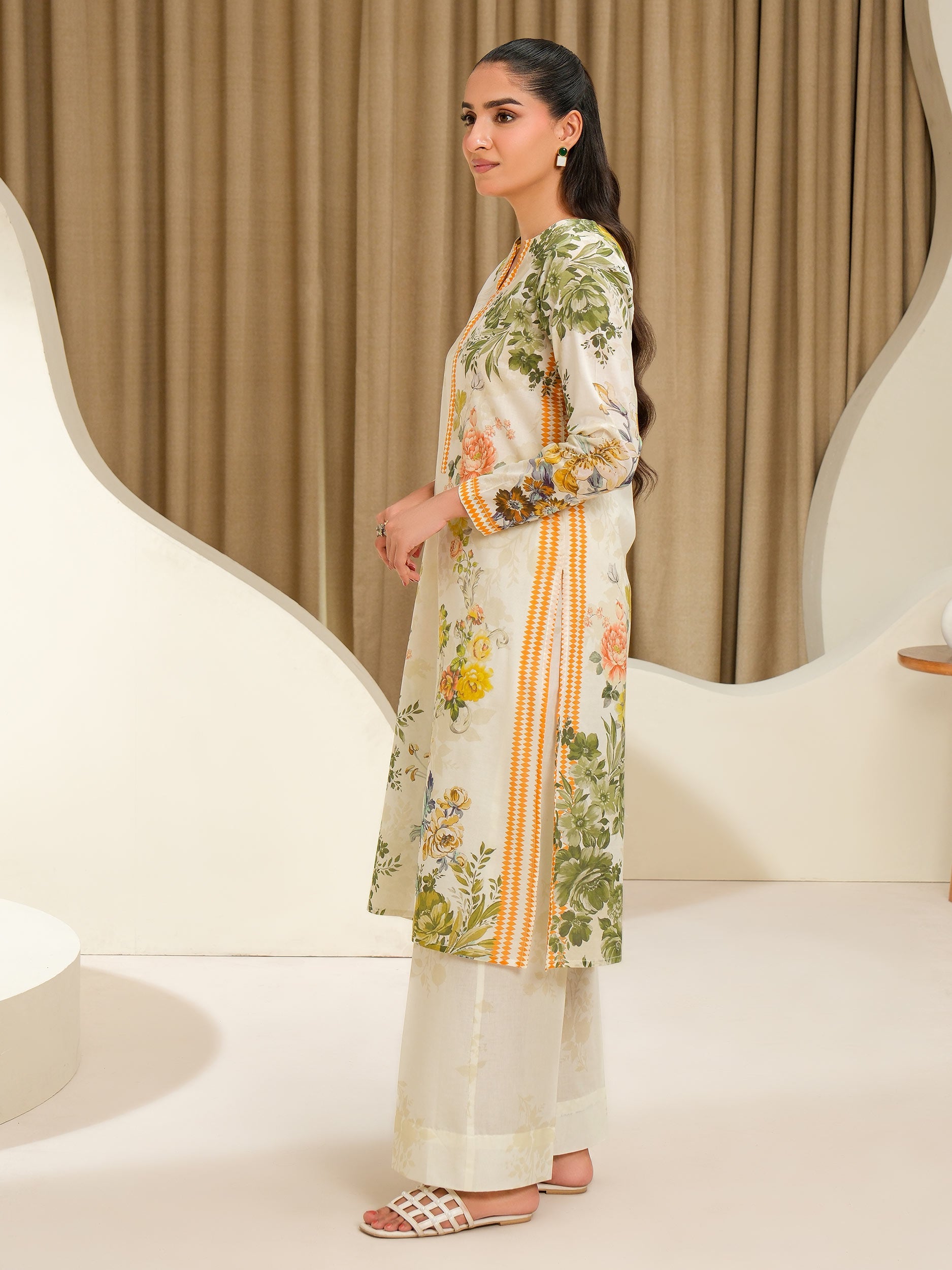 2 Piece Lawn Suit-Printed (Unstitched)