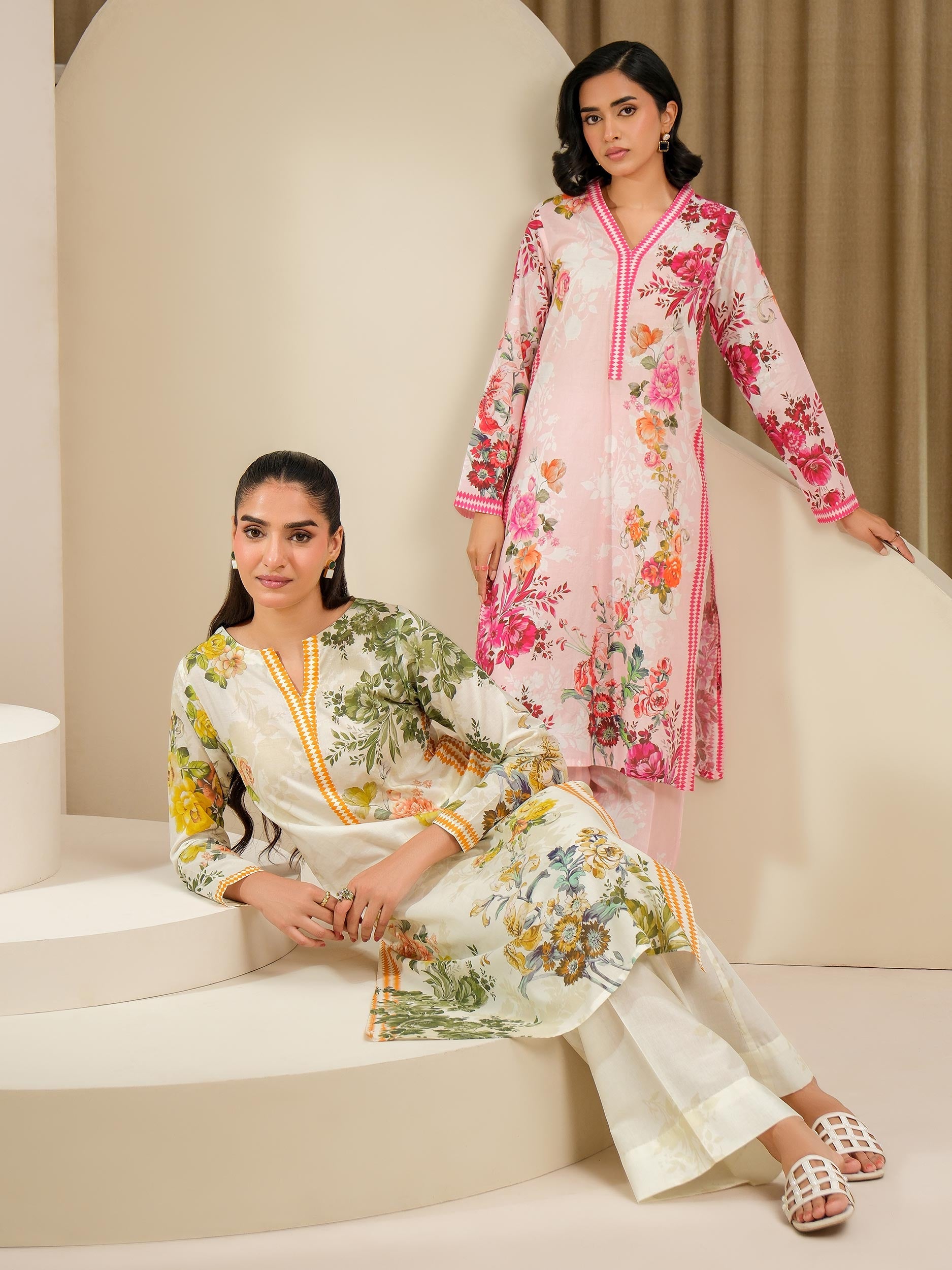 2 Piece Lawn Suit-Printed (Unstitched)