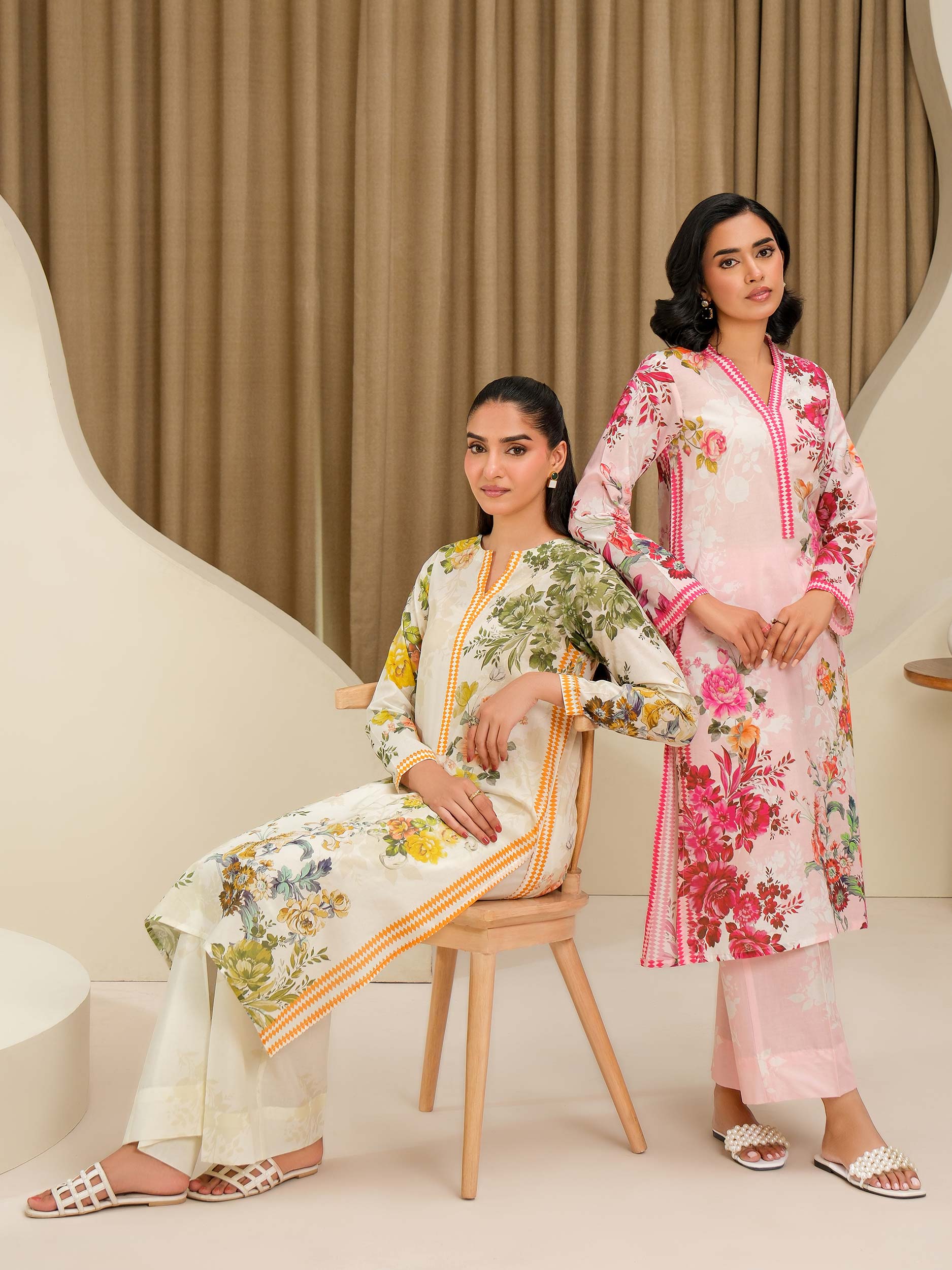 2 Piece Lawn Suit-Printed (Unstitched)