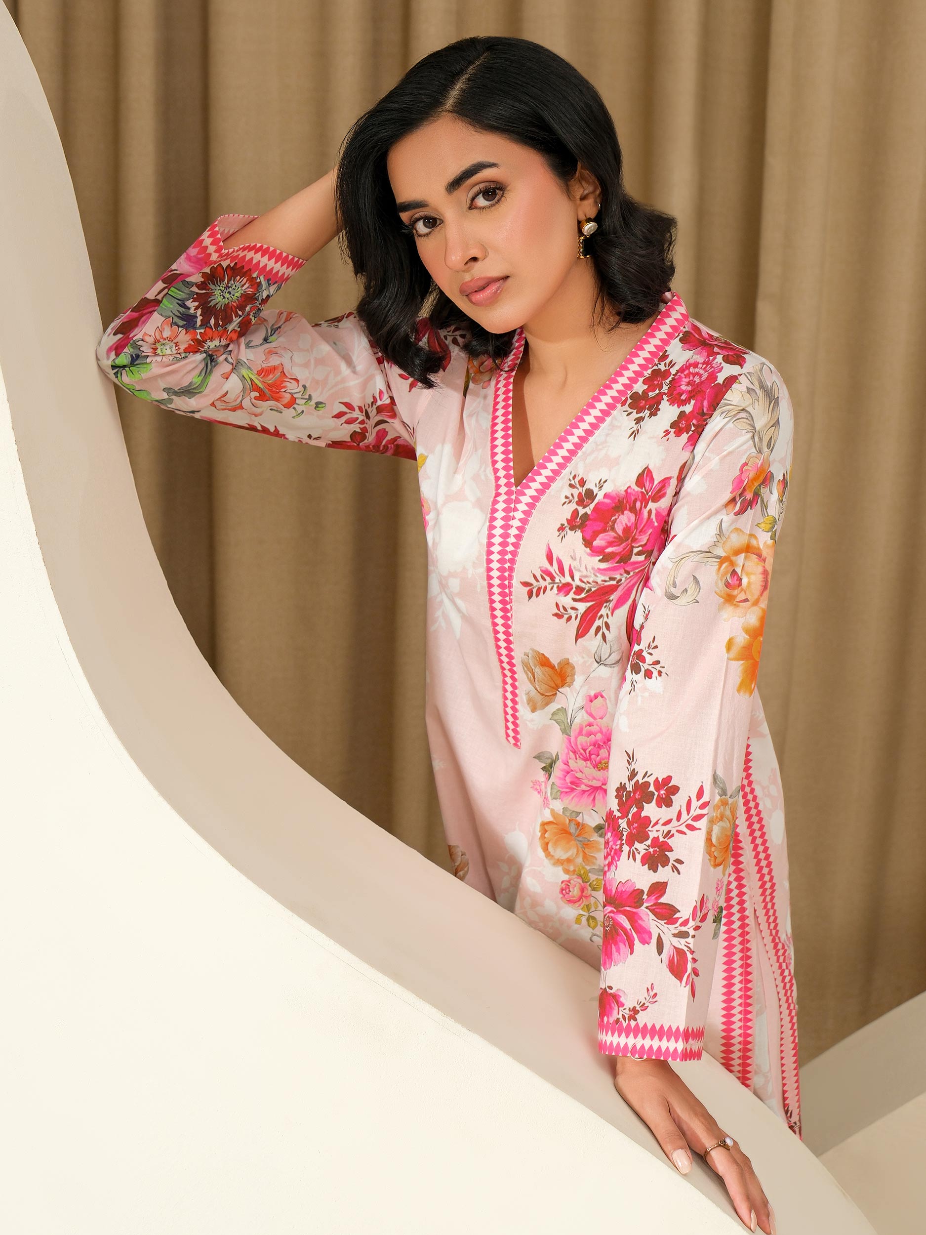 2 Piece Lawn Suit-Printed (Unstitched)
