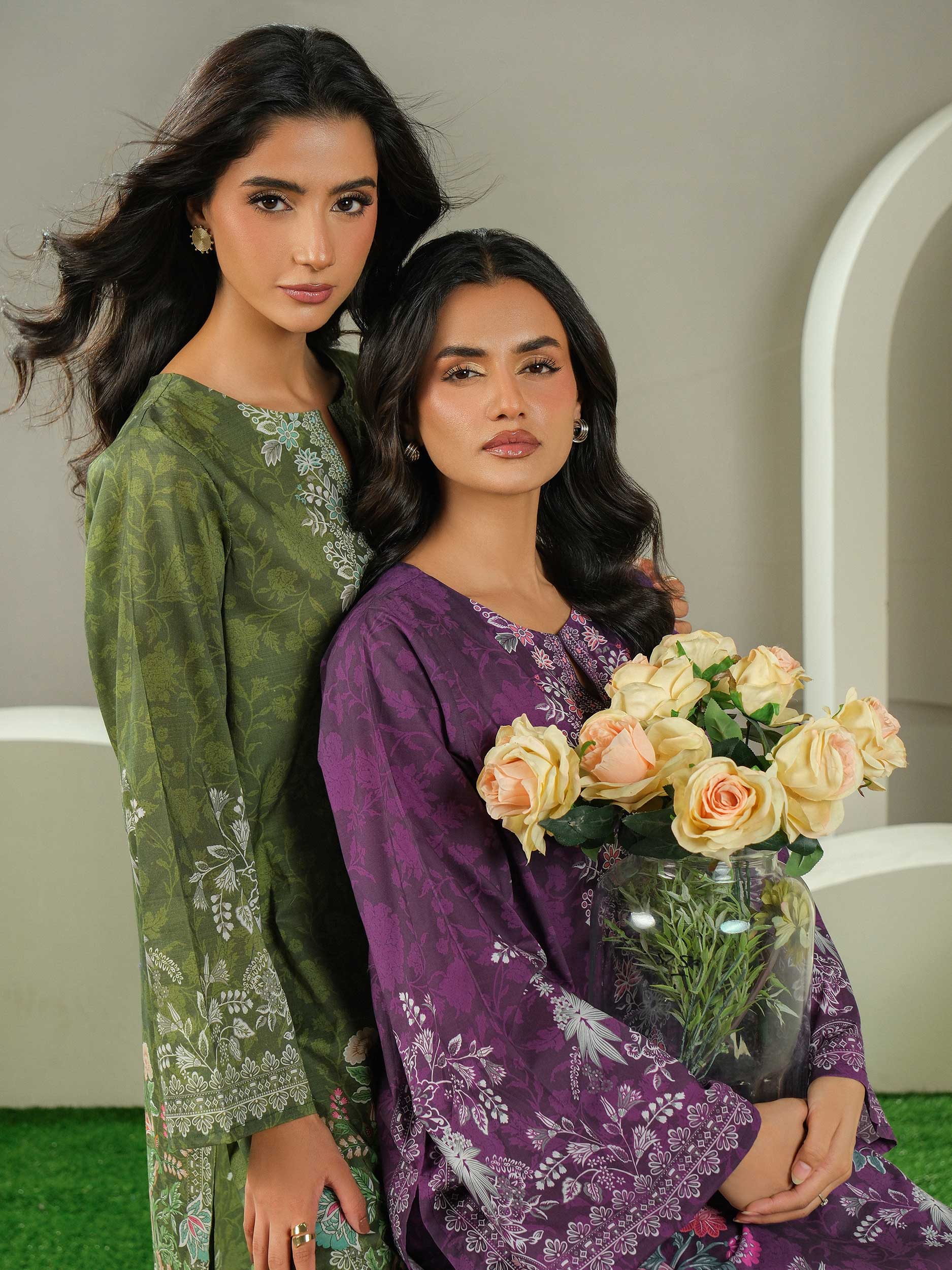 2 Piece Lawn Suit-Printed (Unstitched)