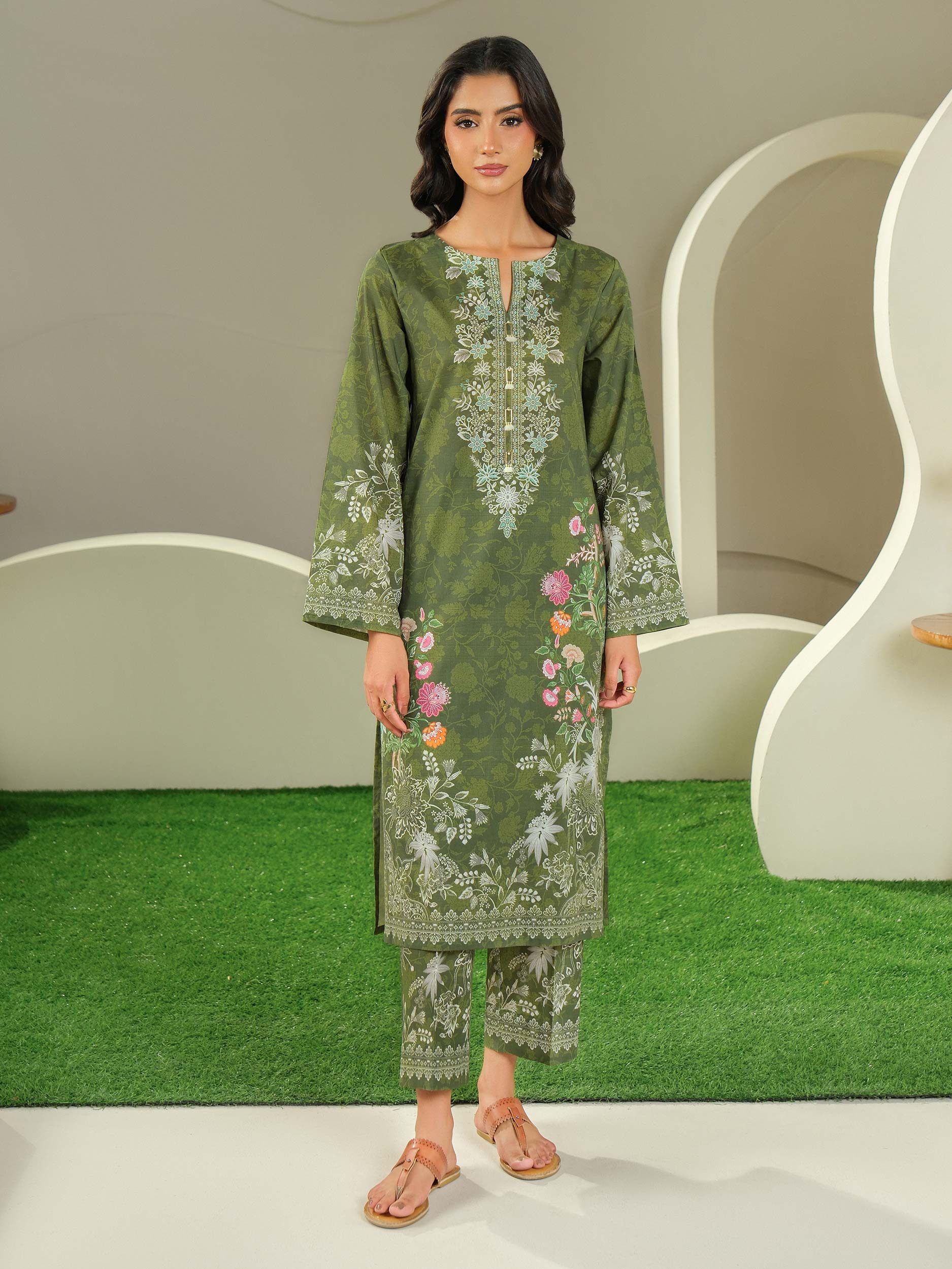 2 Piece Lawn Suit-Printed (Unstitched)