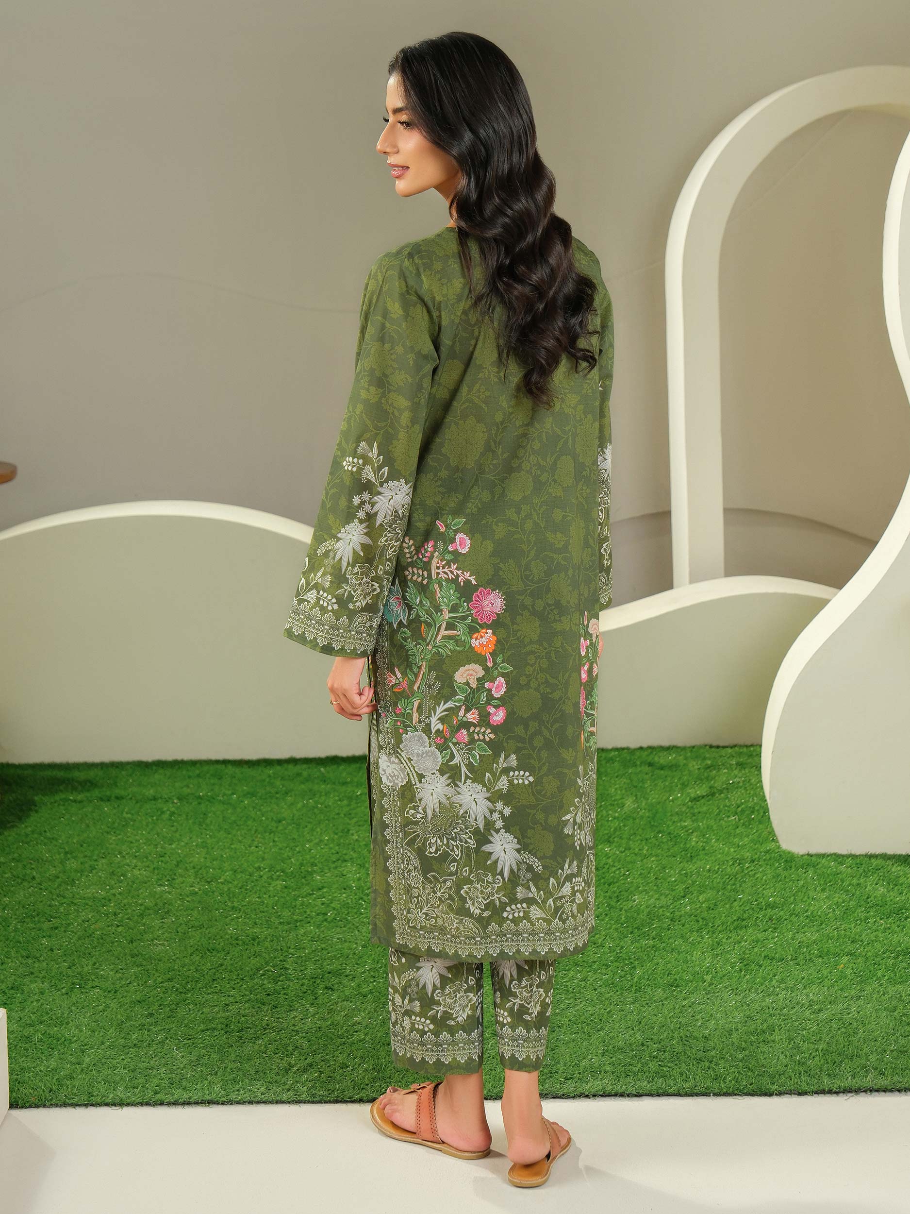2 Piece Lawn Suit-Printed (Unstitched)