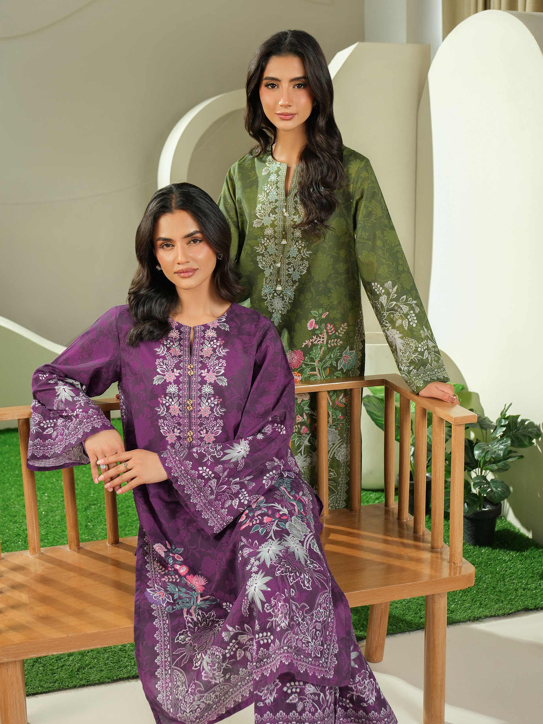 2 Piece Lawn Suit-Printed (Unstitched)