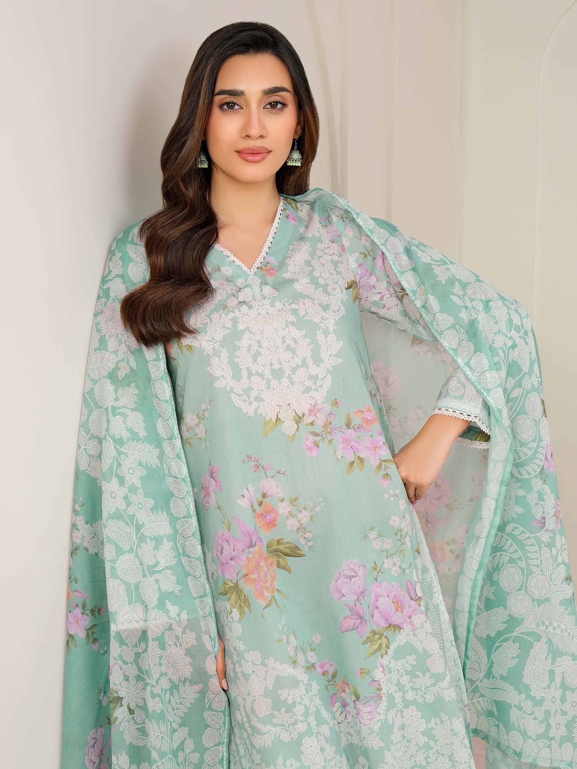 3 Piece Lawn Suit-Printed (Unstitched)