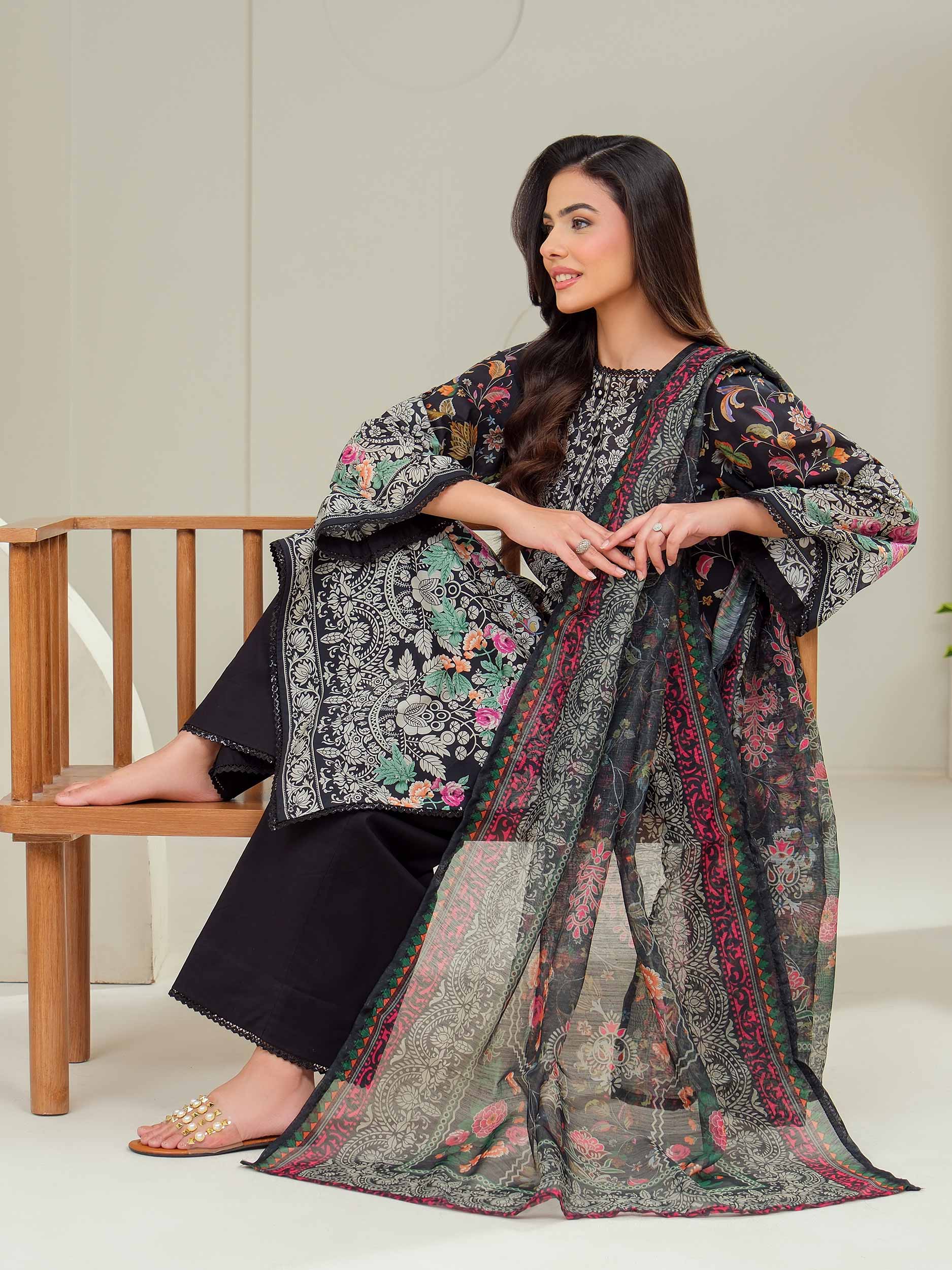 3 Piece Lawn Suit-Printed (Unstitched)