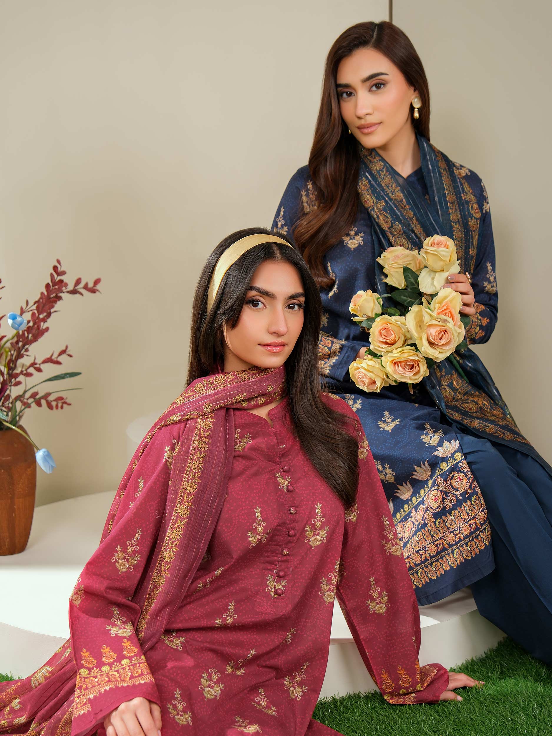 3 Piece Lawn Suit-Printed (Unstitched)