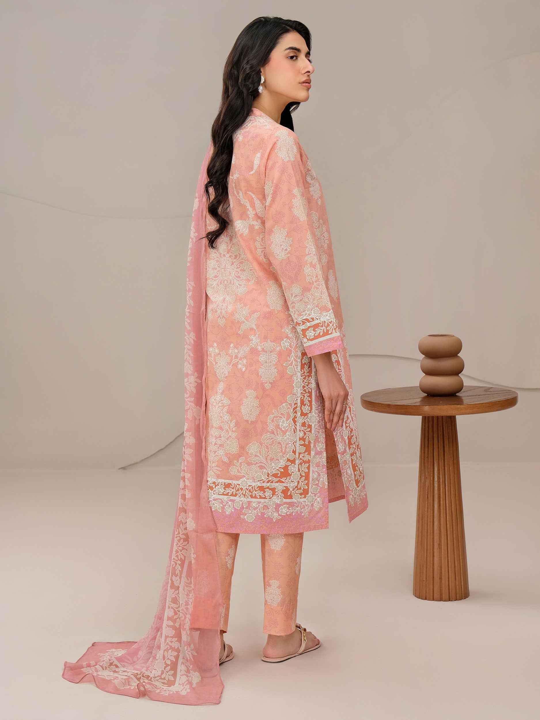 3 Piece Lawn Suit-Paste Print (Unstitched)