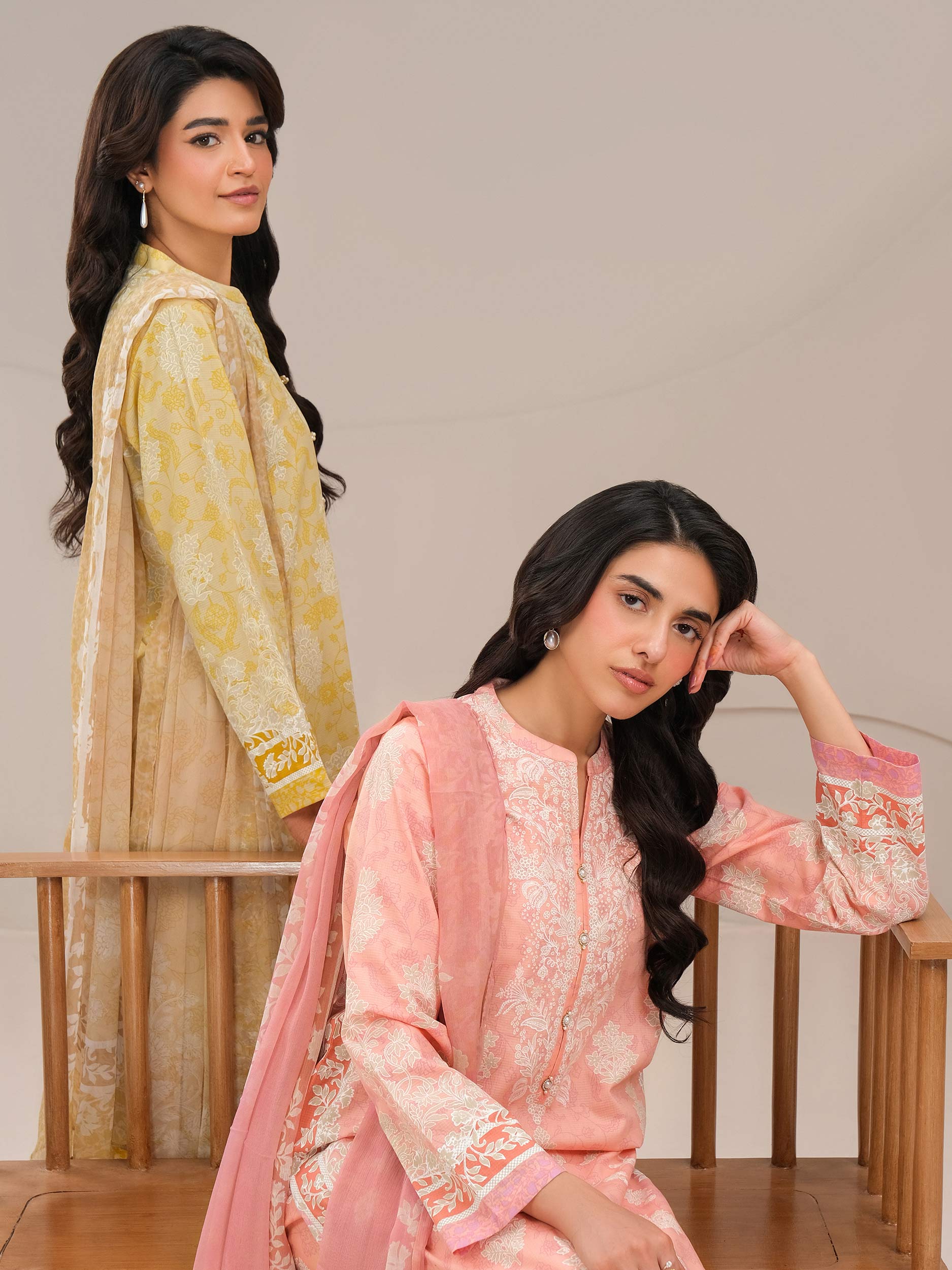 3 Piece Lawn Suit-Paste Print (Unstitched)