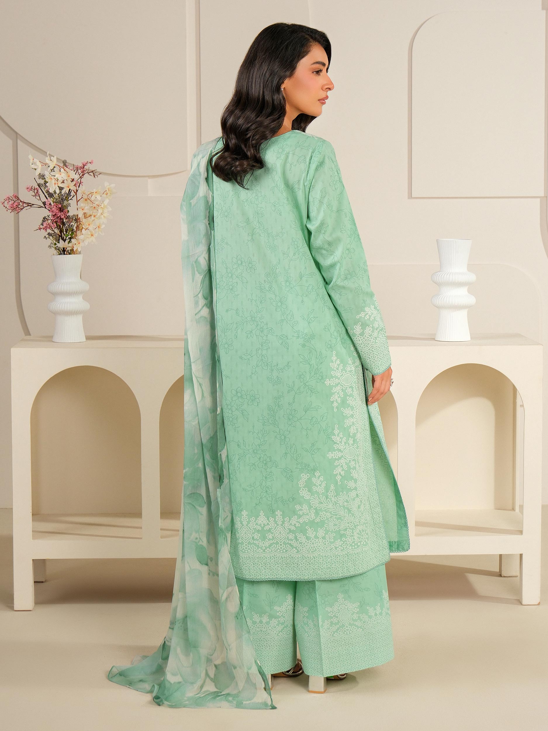 3 Piece Lawn Suit-Paste Print (Unstitched)
