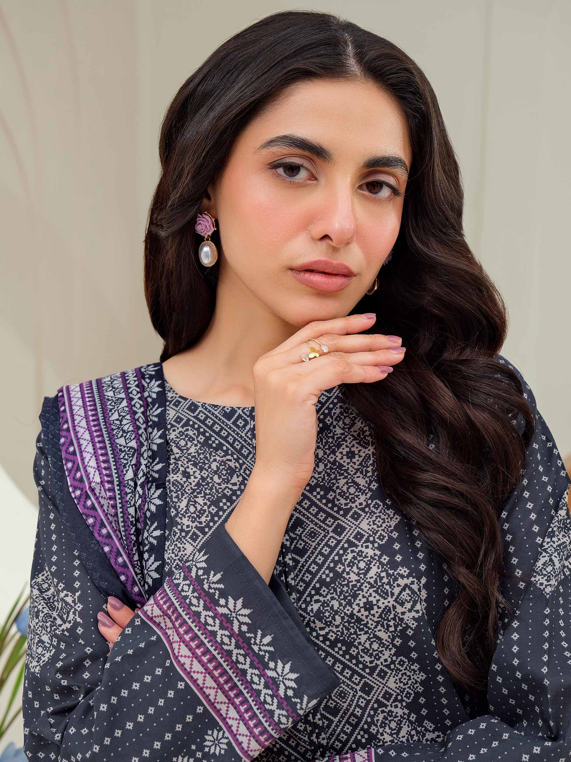 2 Piece Lawn Suit-Printed (Unstitched)