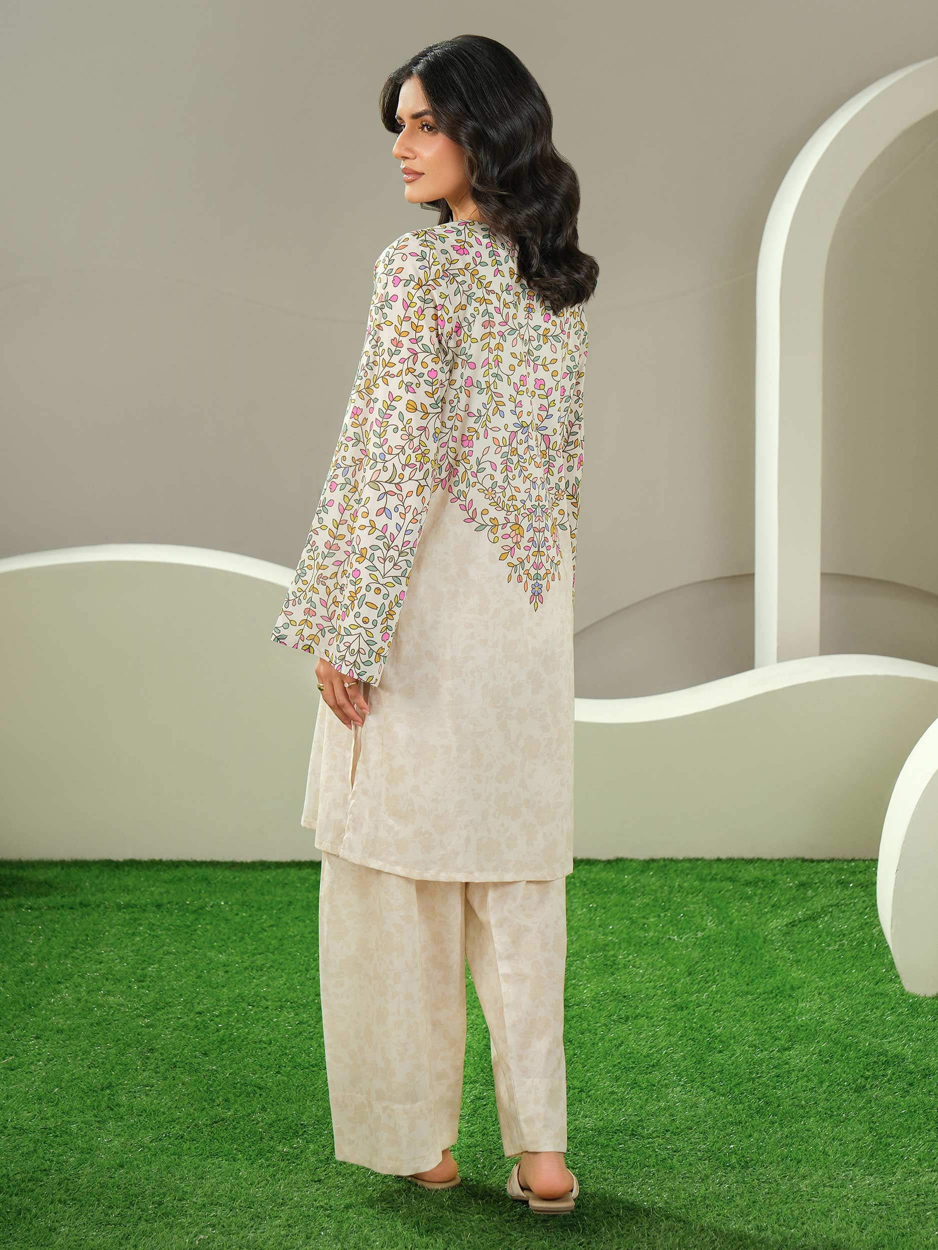 2 Piece Lawn Suit-Printed (Unstitched)