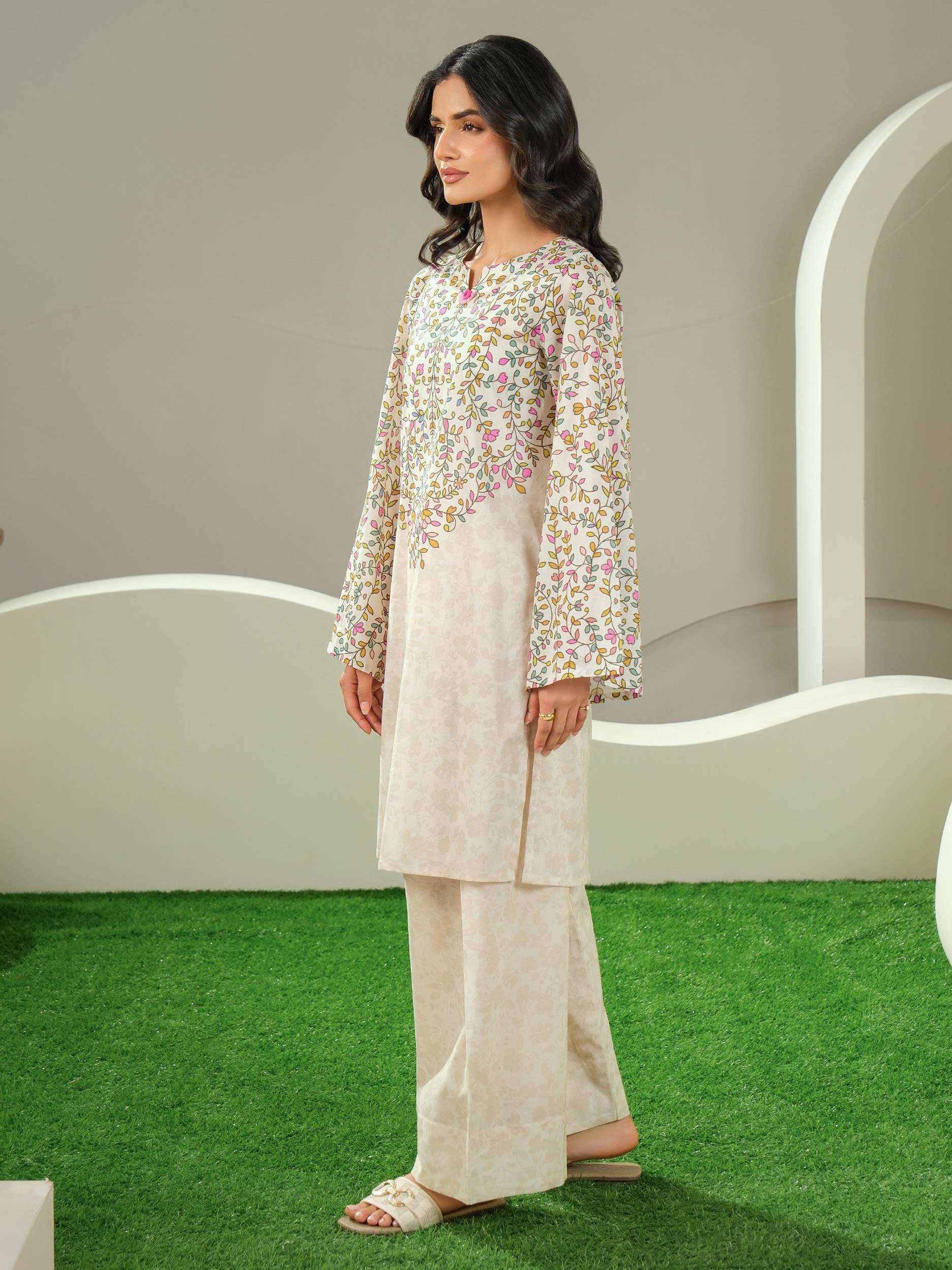 2 Piece Lawn Suit-Printed (Unstitched)