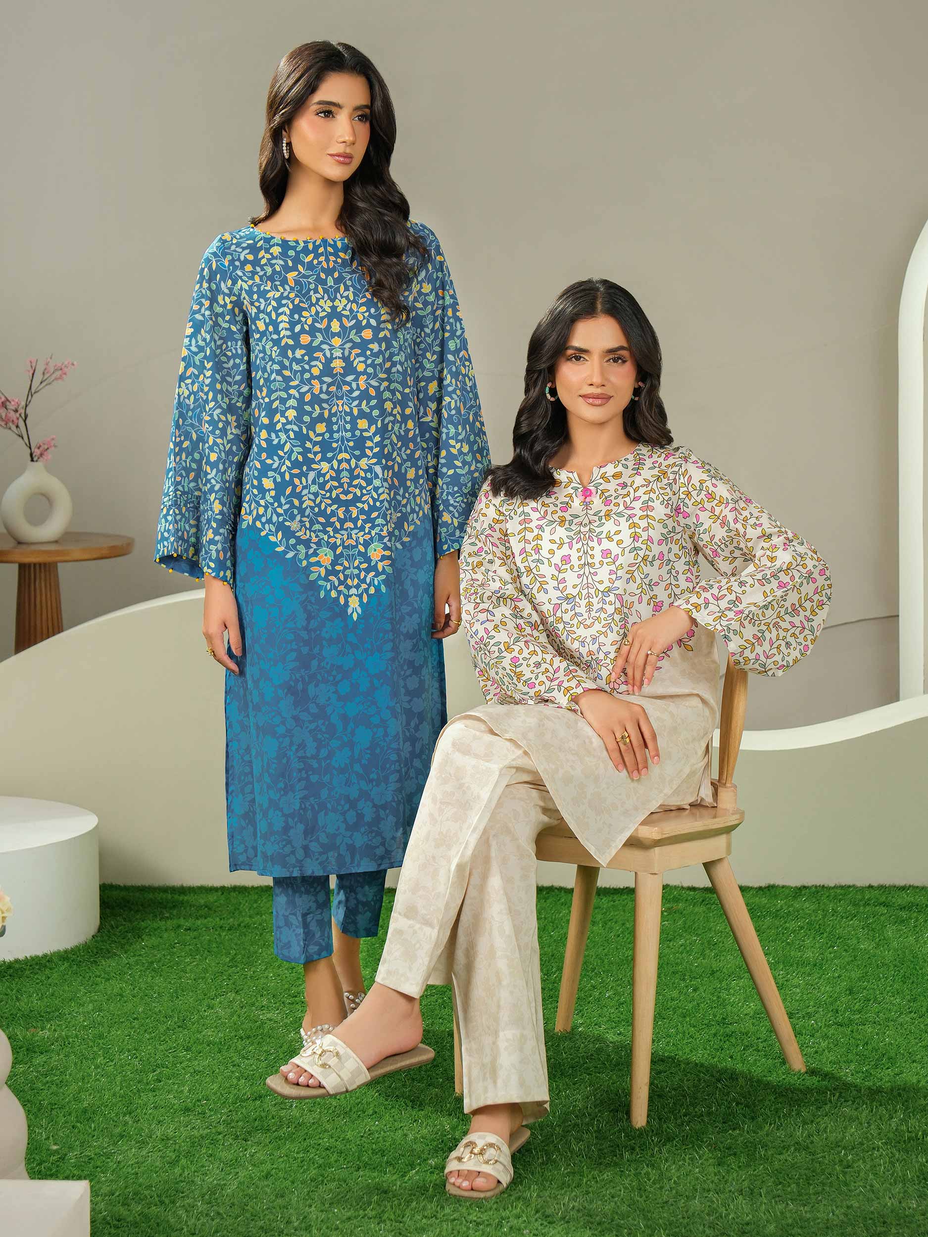 2 Piece Lawn Suit-Printed (Unstitched)