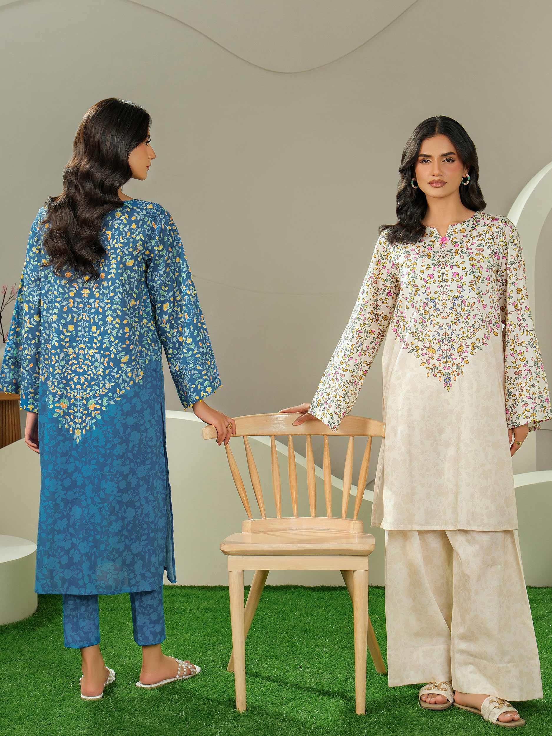 2 Piece Lawn Suit-Printed (Unstitched)