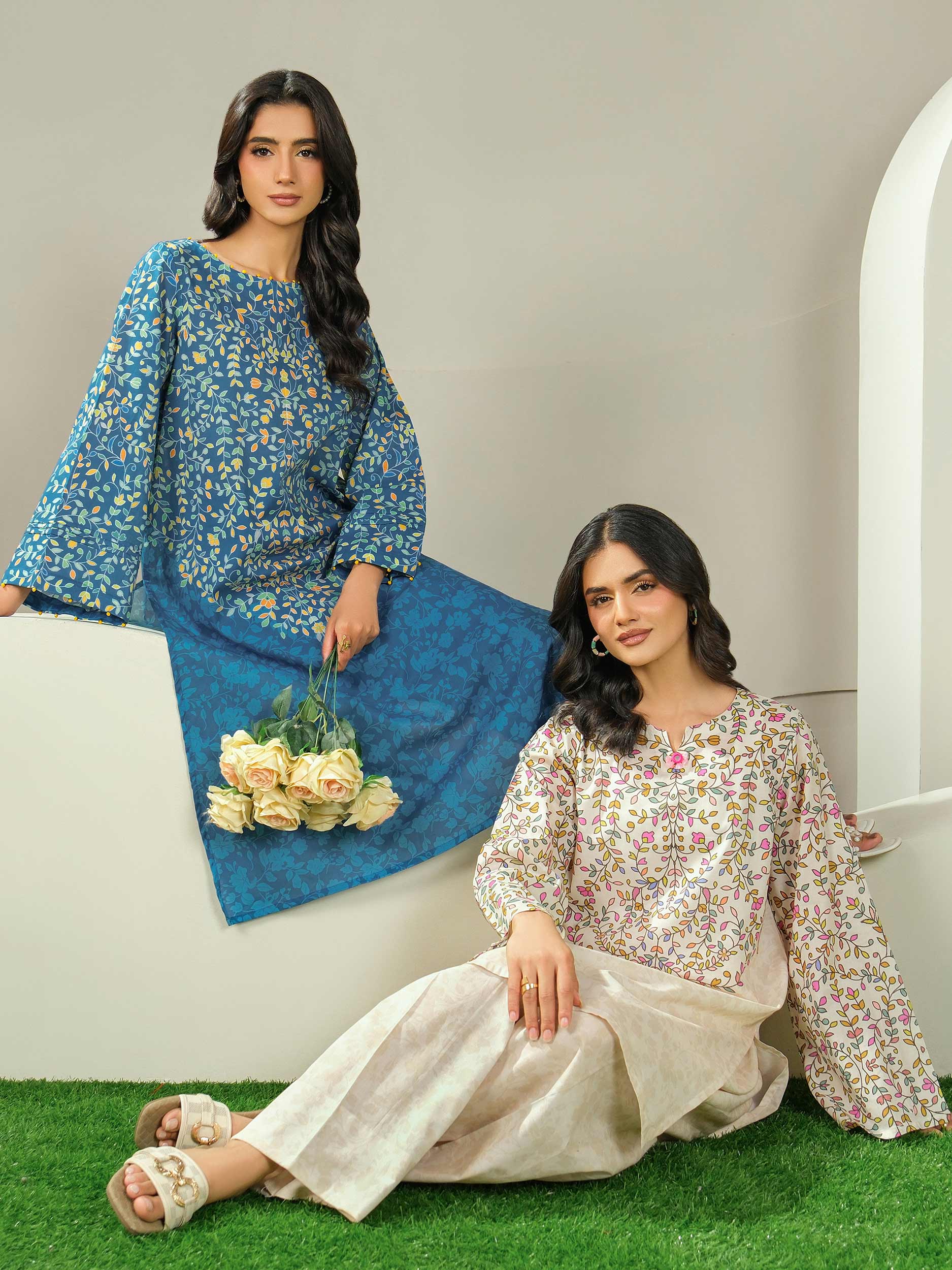 2 Piece Lawn Suit-Printed (Unstitched)
