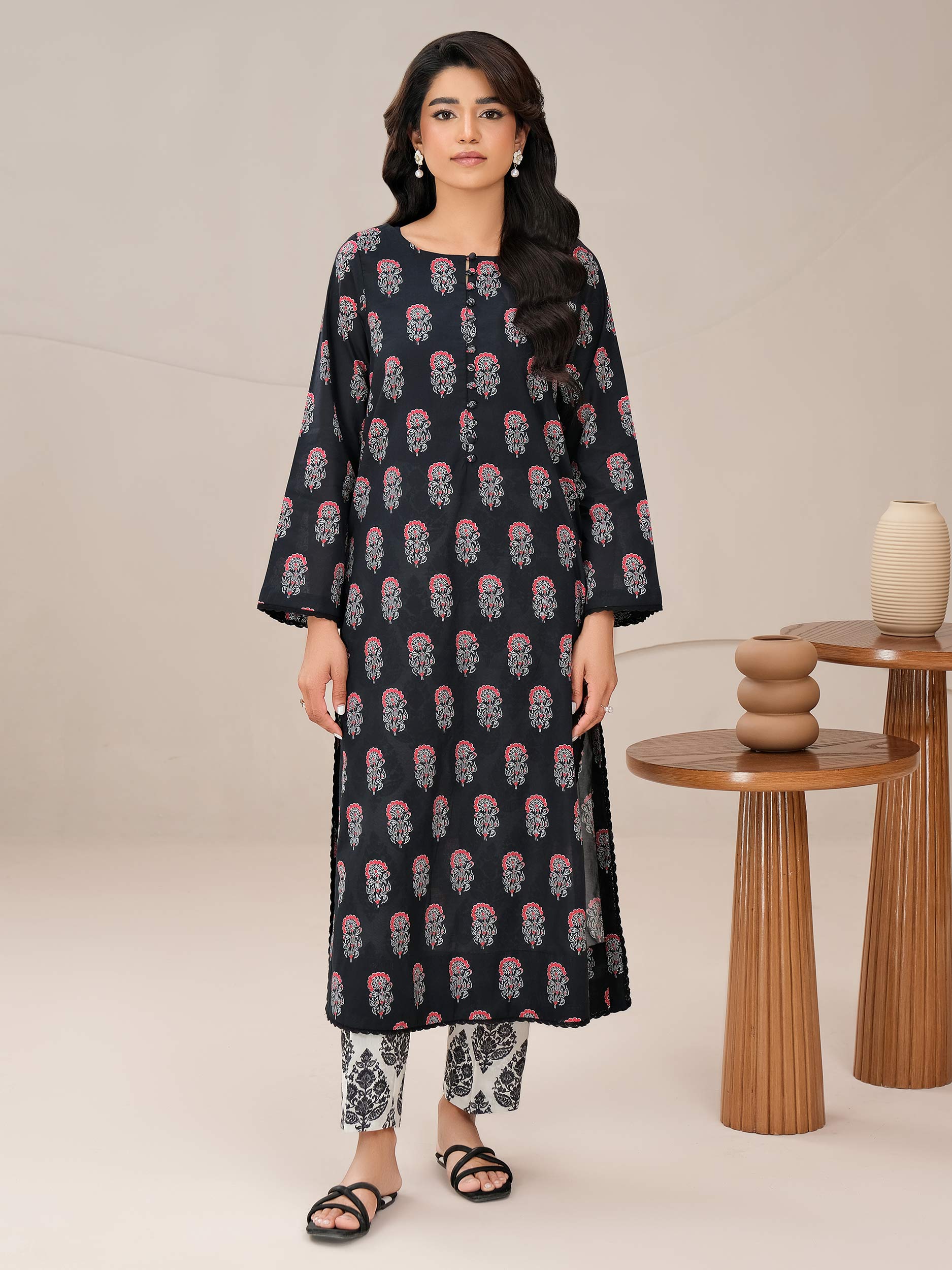 2 Piece Lawn Suit-Printed (Unstitched)