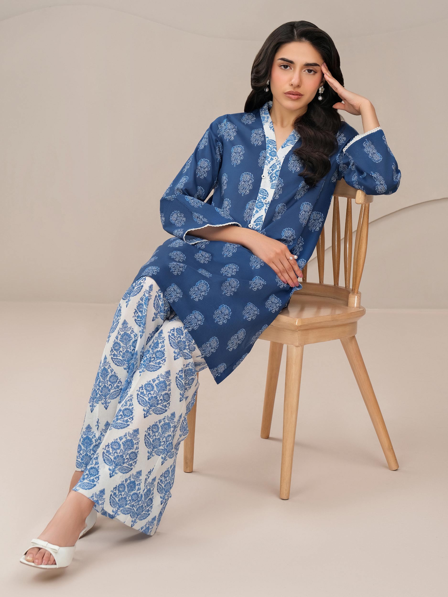 2 Piece Lawn Suit-Printed (Unstitched)
