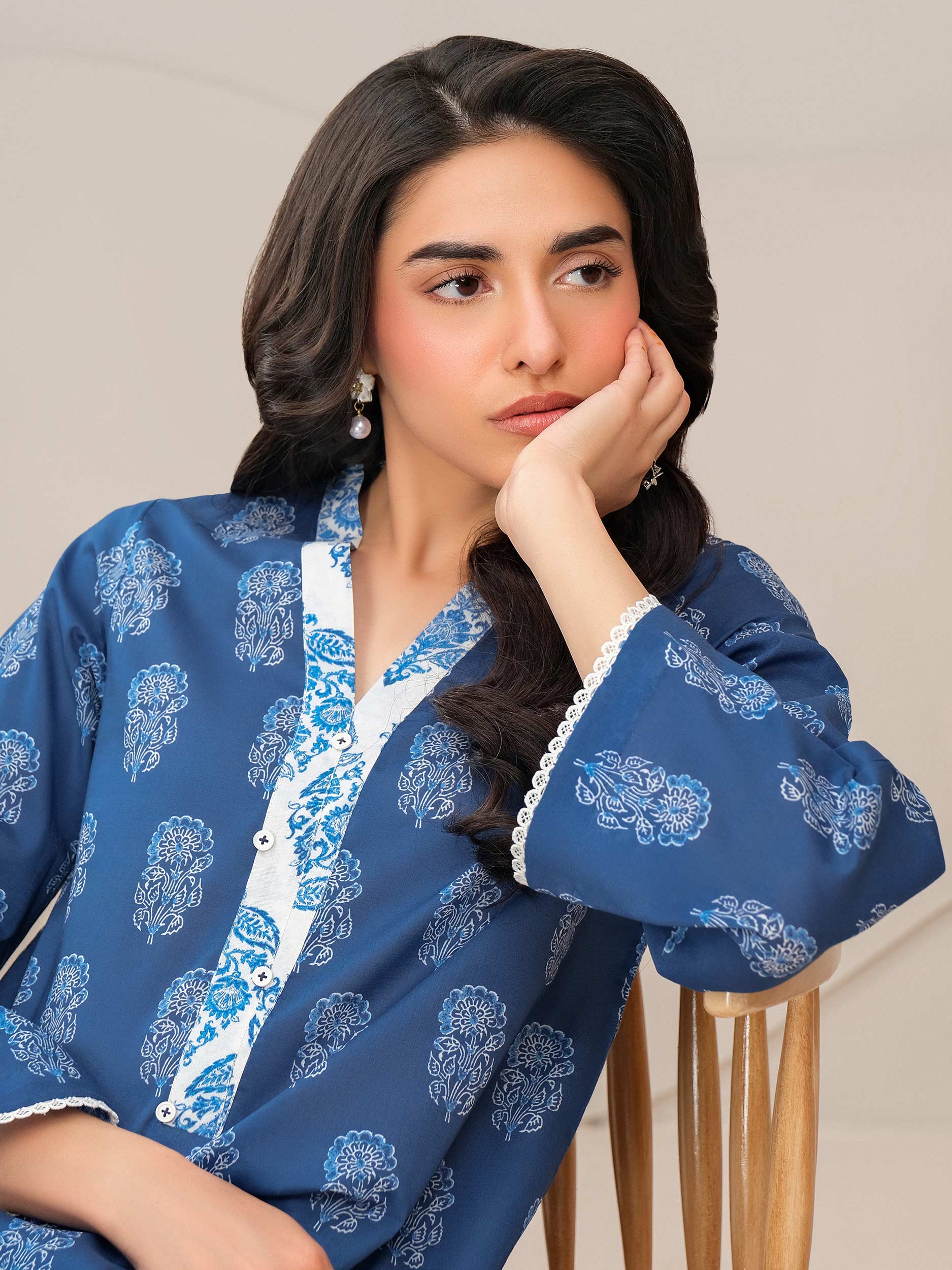 2 Piece Lawn Suit-Printed (Unstitched)