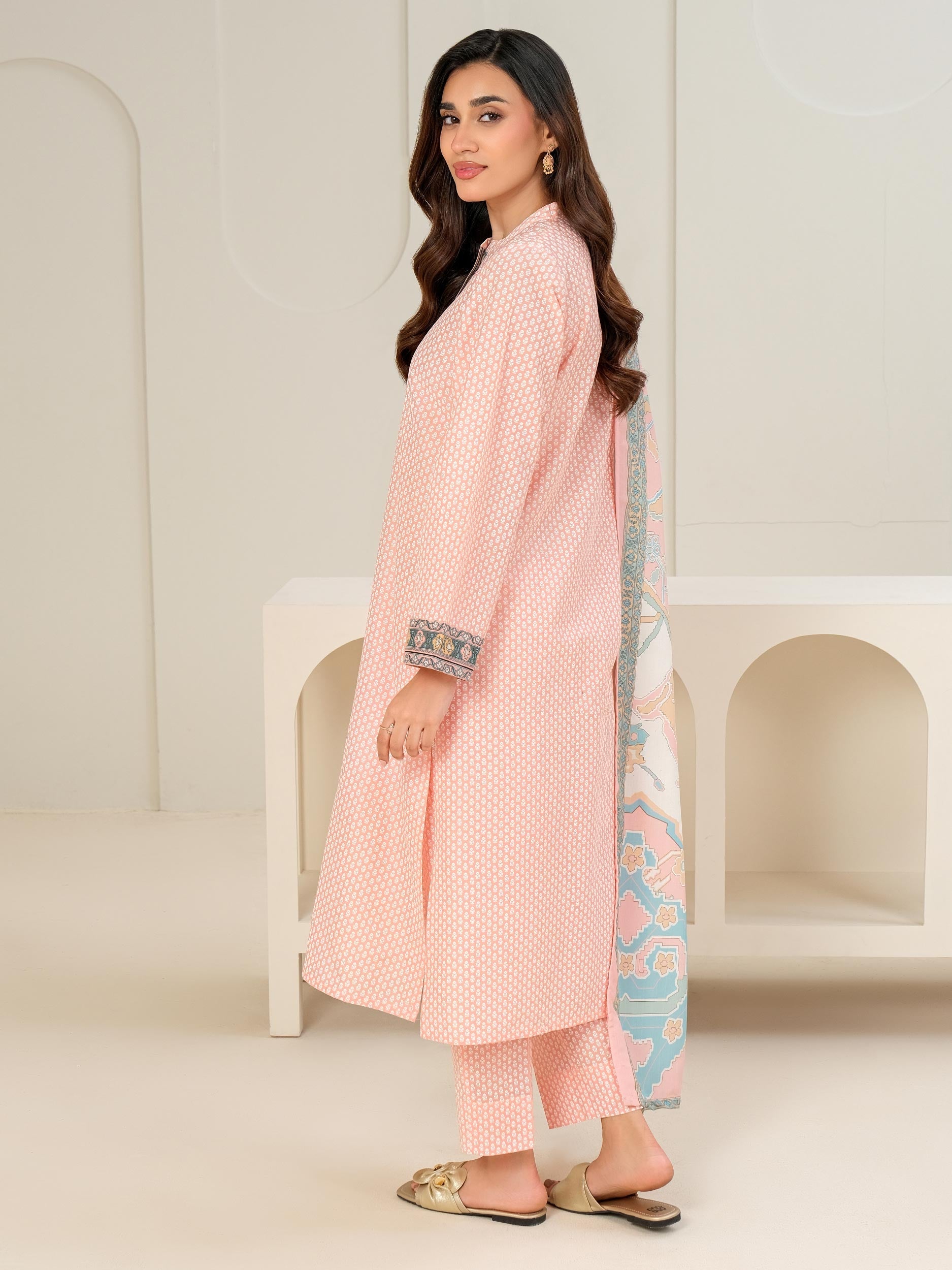 3 Piece Lawn Suit-Paste Print (Unstitched)