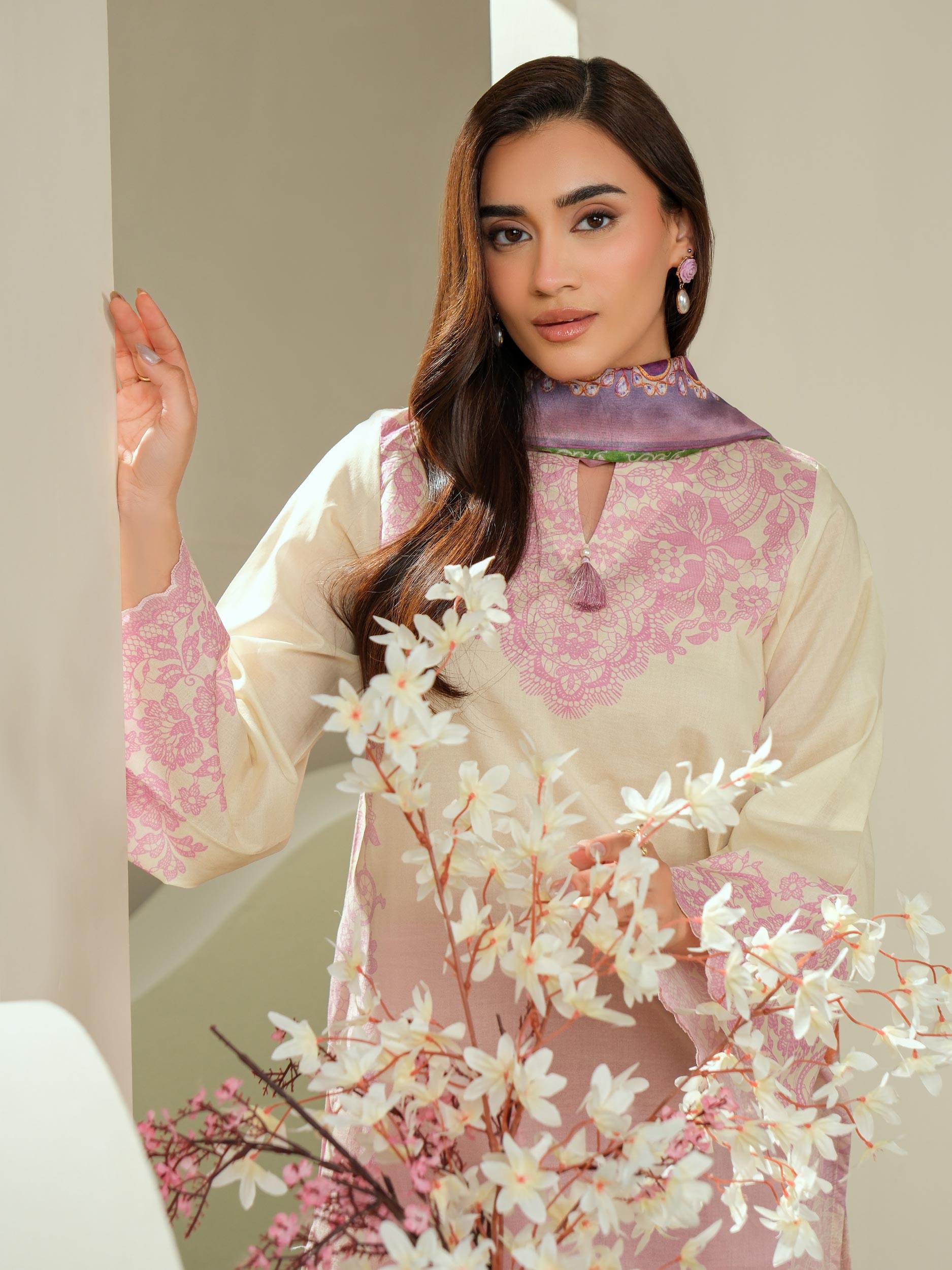 3 Piece Lawn Suit-Printed (Unstitched)
