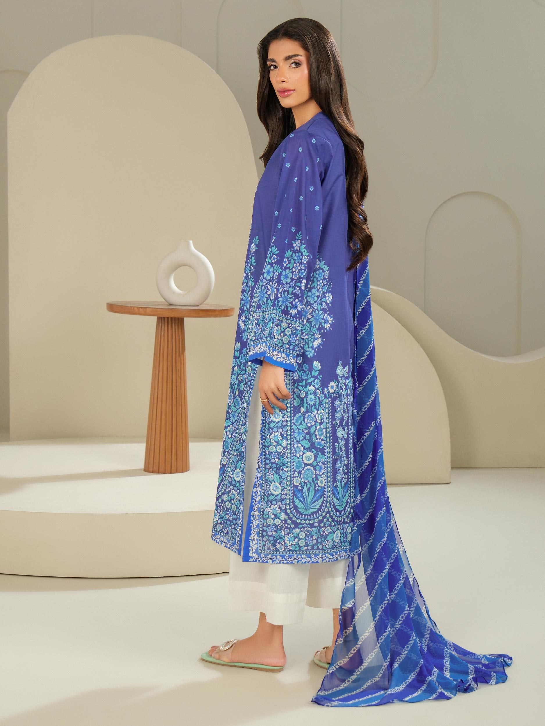 2 Piece Lawn Suit-Printed (Unstitched)