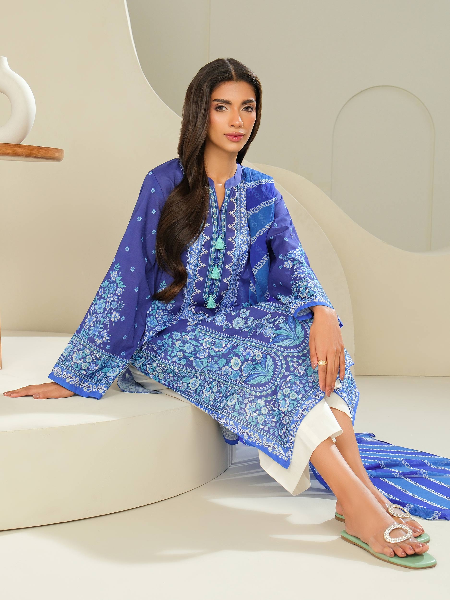 2 Piece Lawn Suit-Printed (Unstitched)