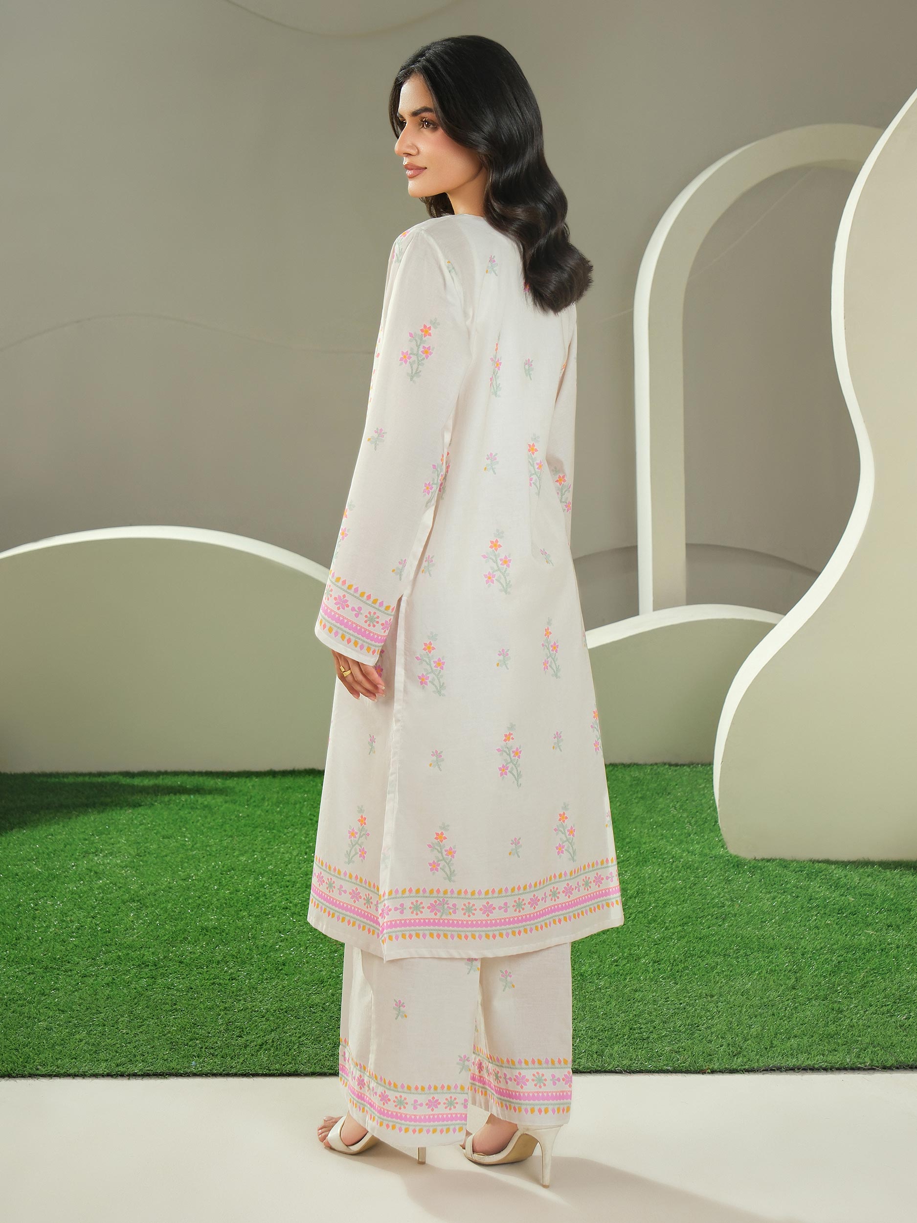 2 Piece Cambric Suit-Printed (Unstitched)
