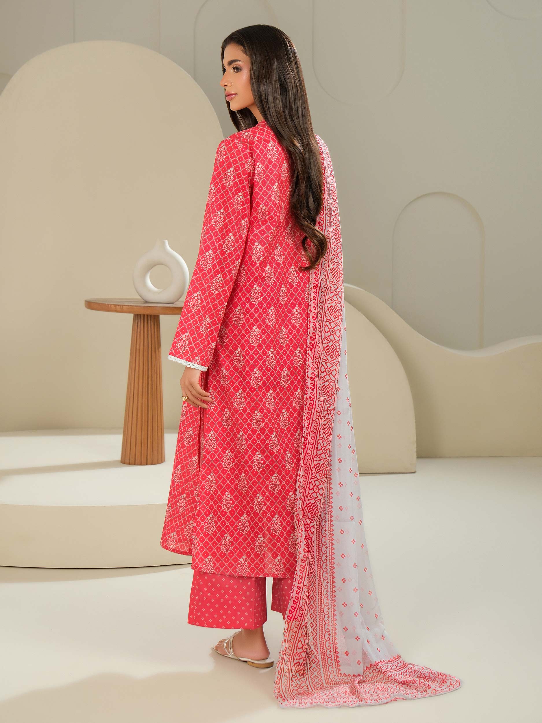 3 Piece Lawn Suit-Printed (Unstitched)