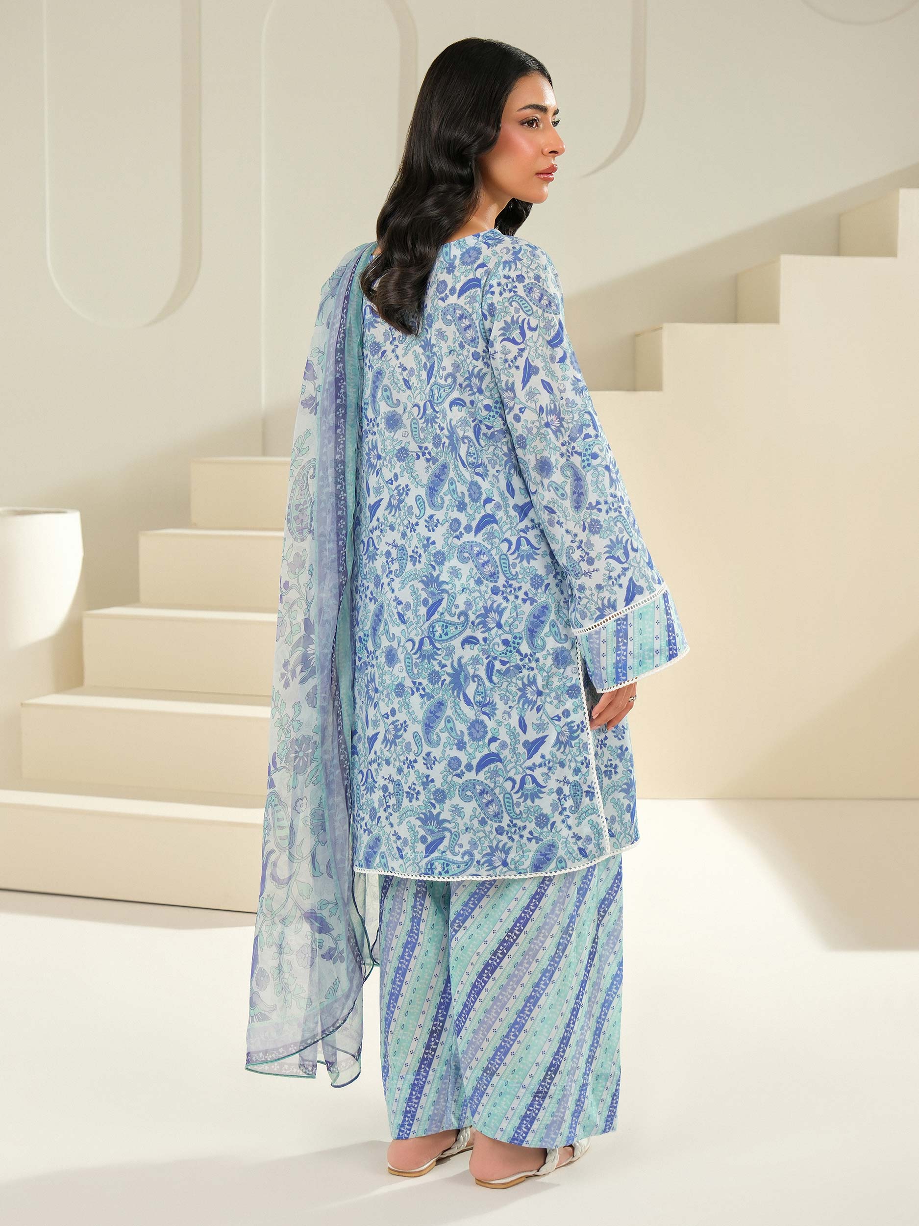 3 Piece Lawn Suit-Printed (Unstitched)