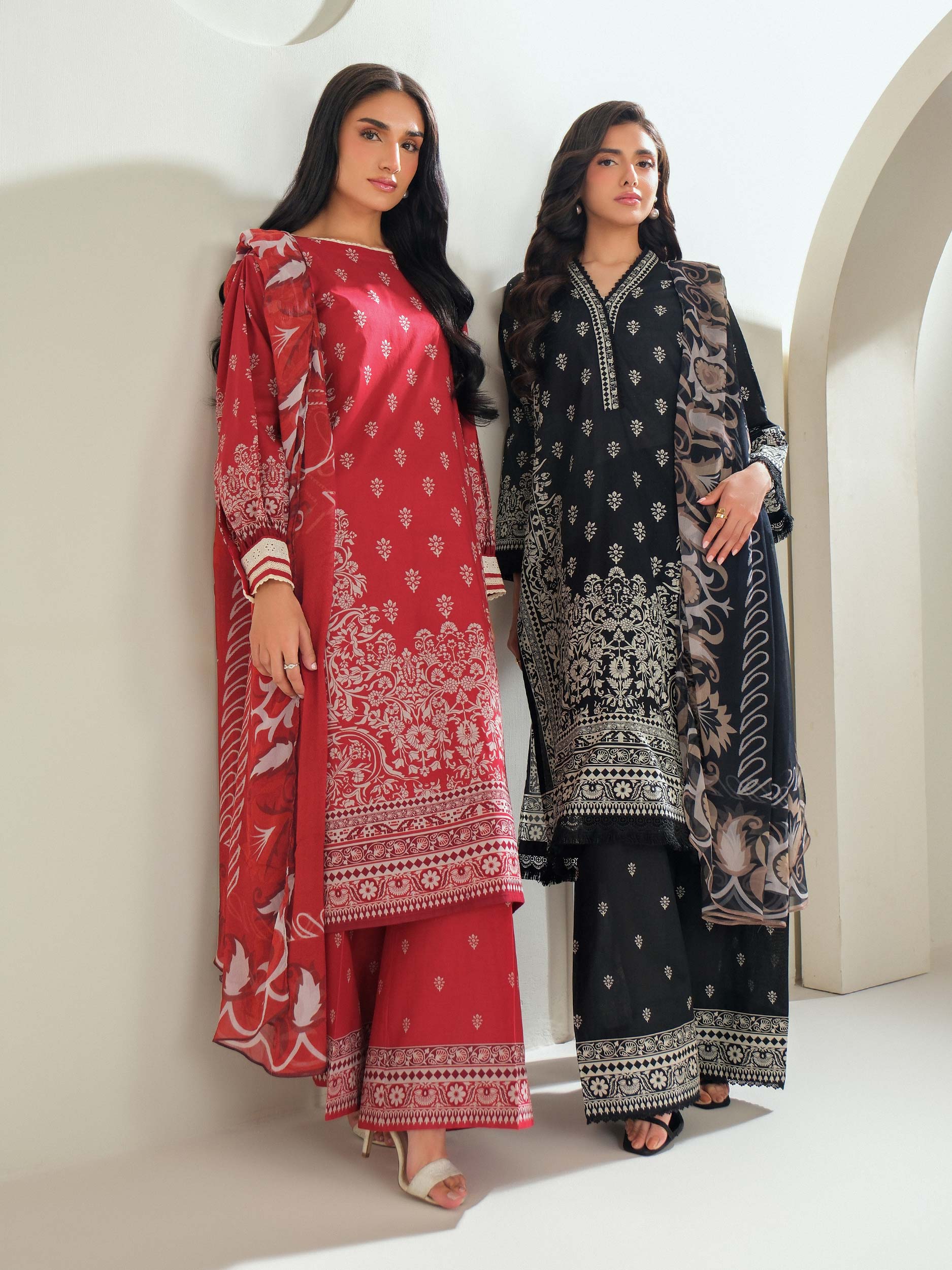 3 Piece Lawn Suit-Printed (Unstitched)