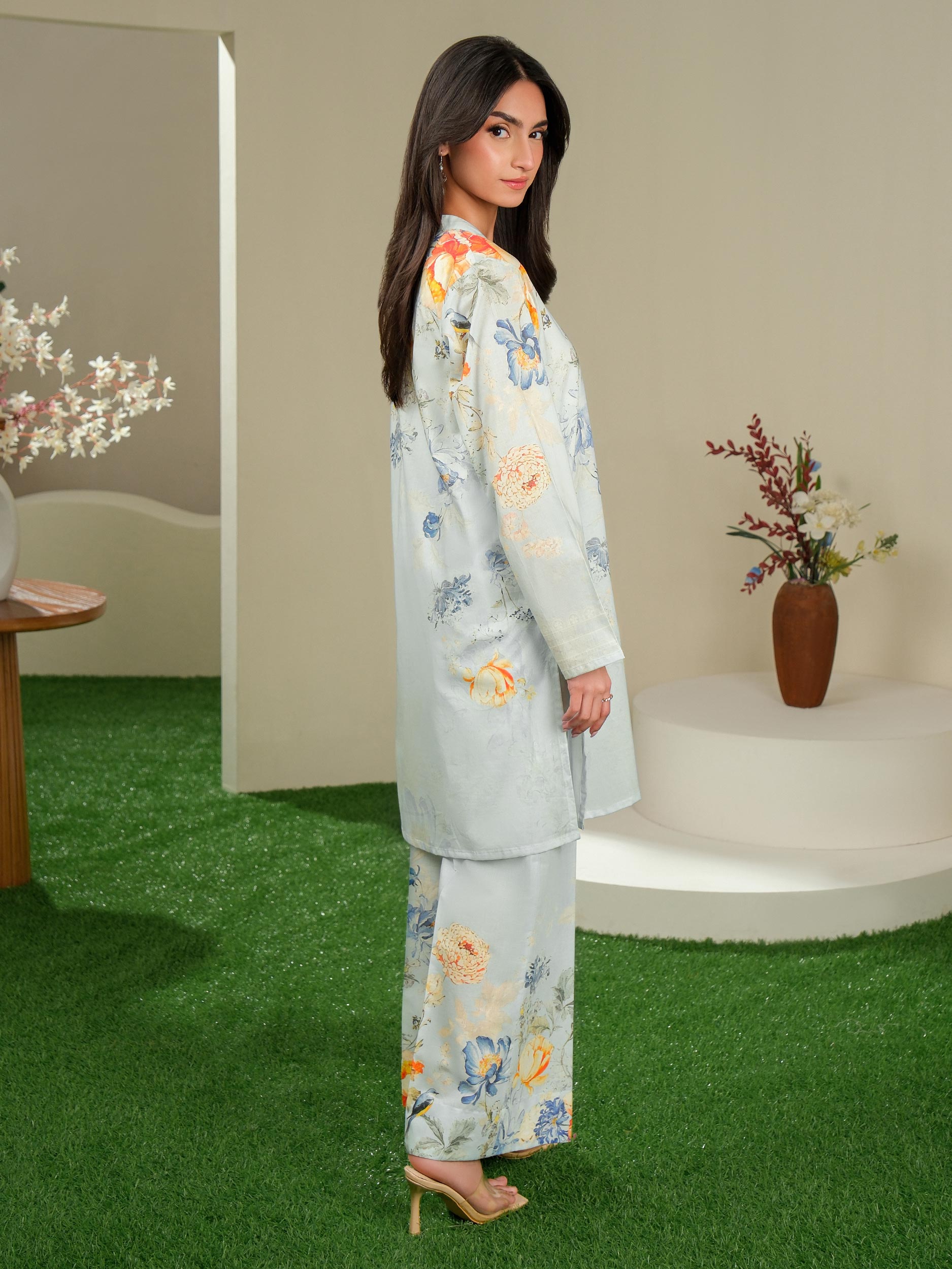 2 Piece Lawn Suit-Printed (Unstitched)